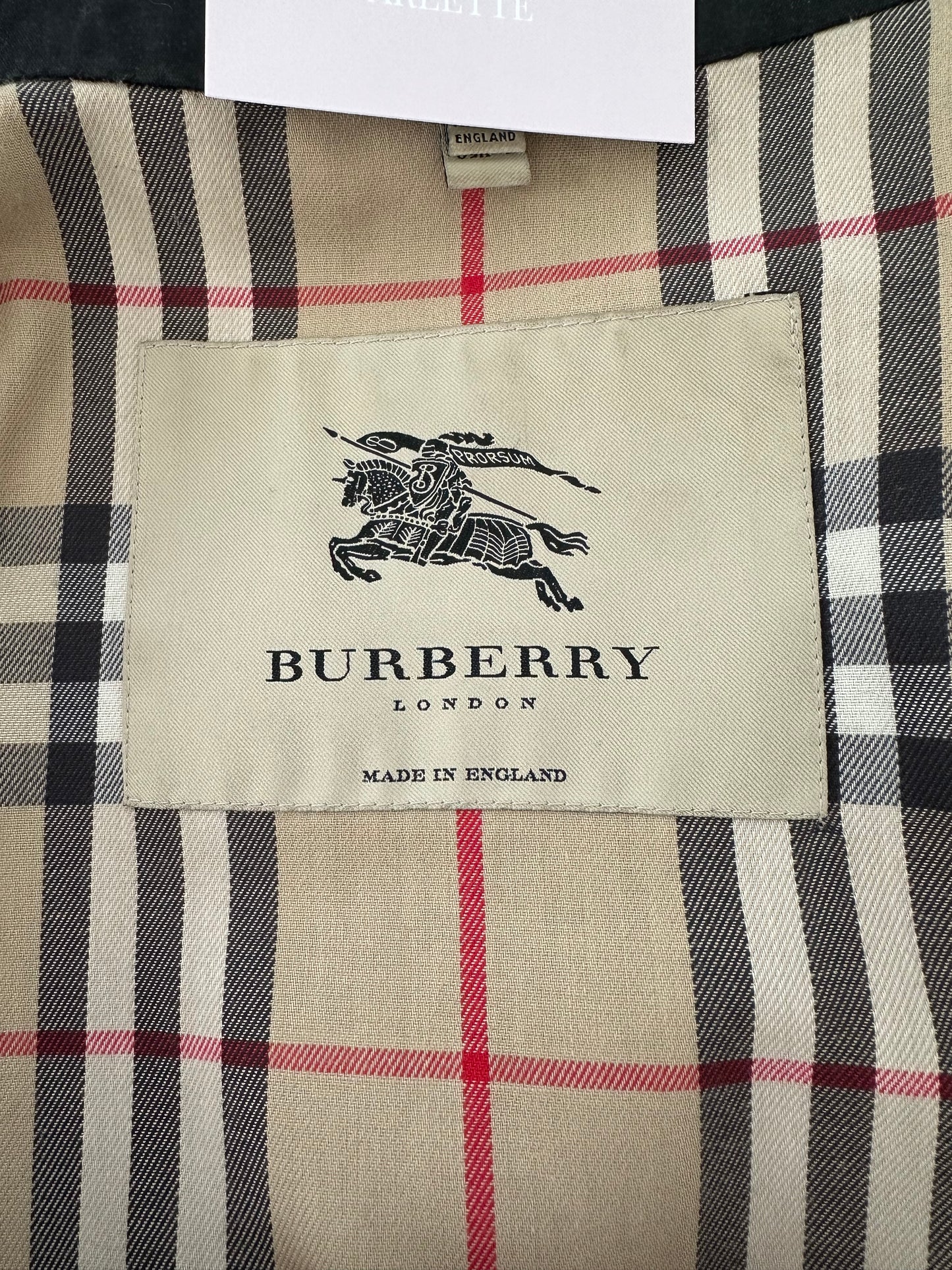 Trench-coat Burberry « the Chelsea » heritage noir/ T.L