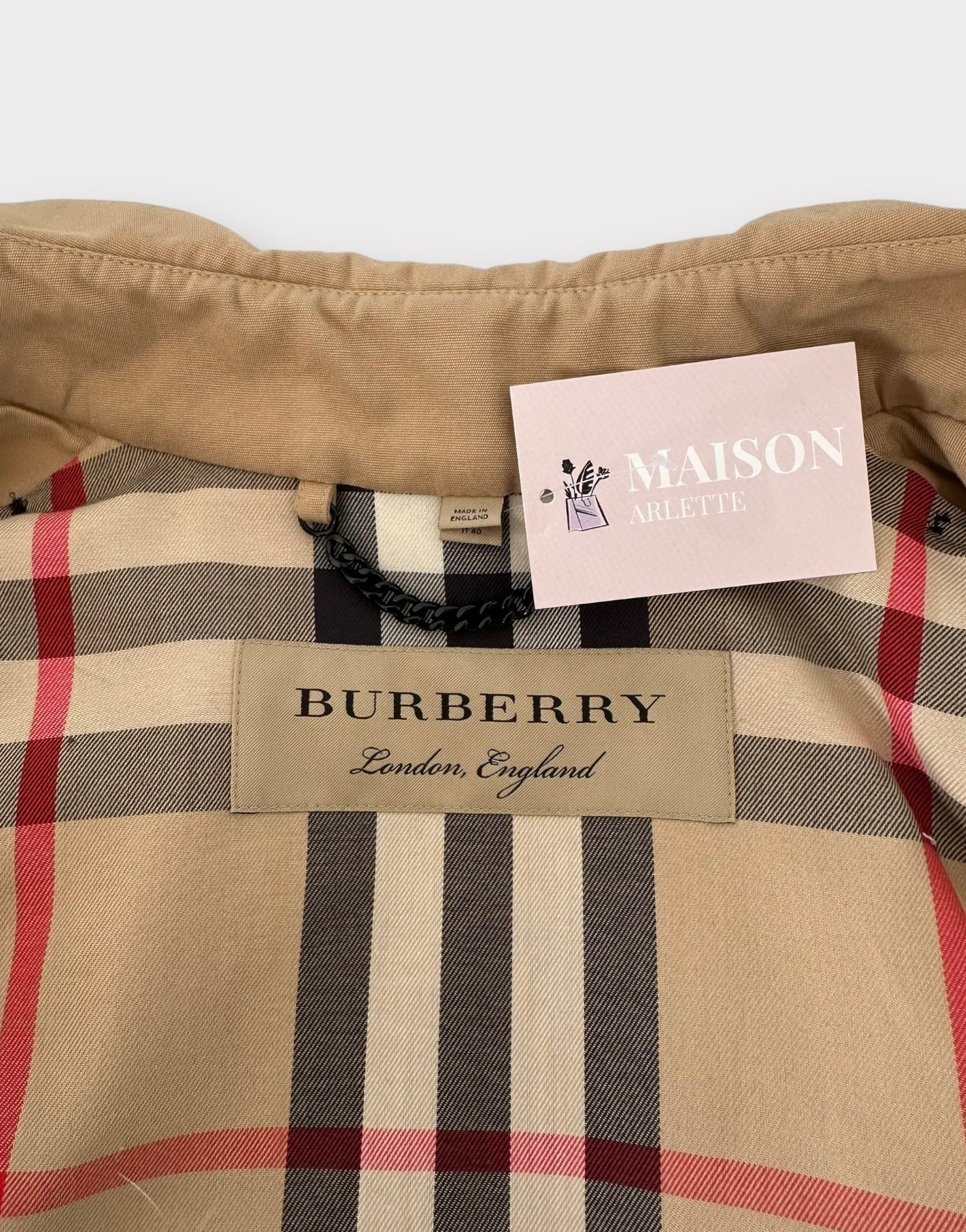 Trench-coat Burberry « the Chelsea » heritage camel / T.M