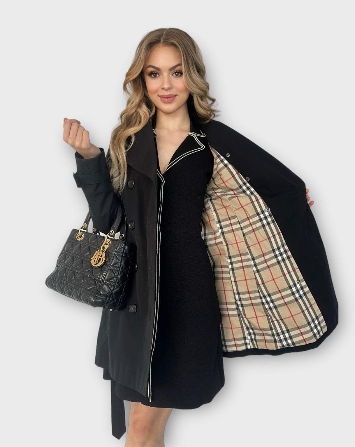 Trench-coat Burberry « the Chelsea » heritage noir/ T.S