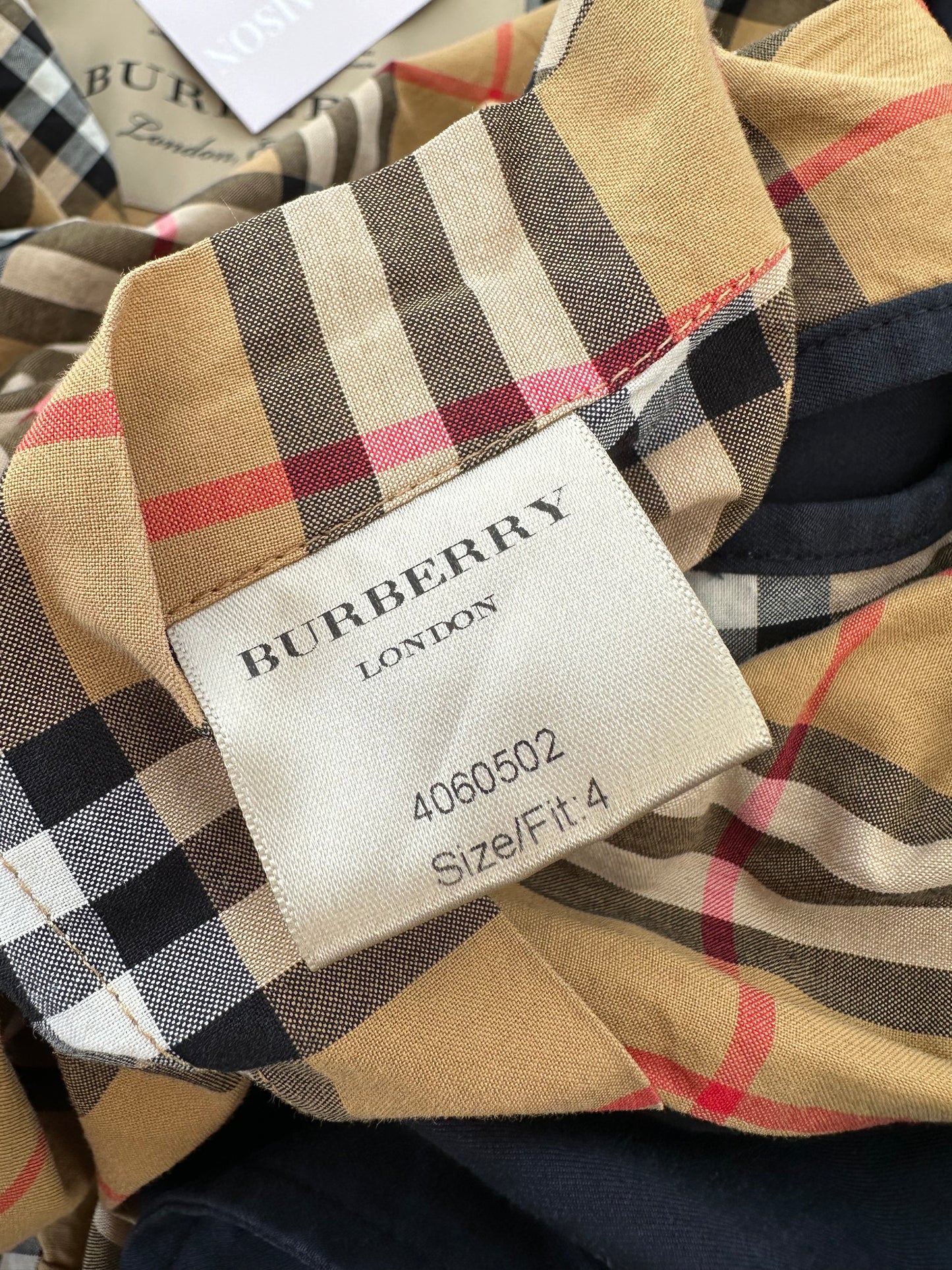 Burberry Trench-coat « the Brighton » bleu marine | T.XS