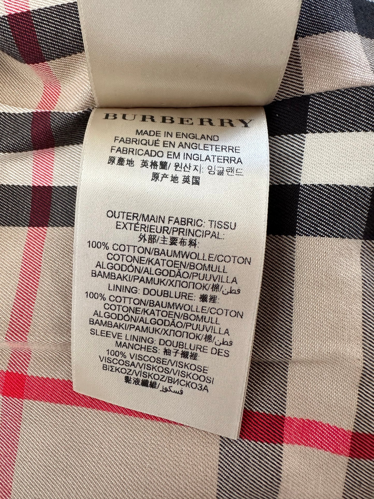 Burberry Trench-coat modèle “the Kensington ” Honey | T.XS