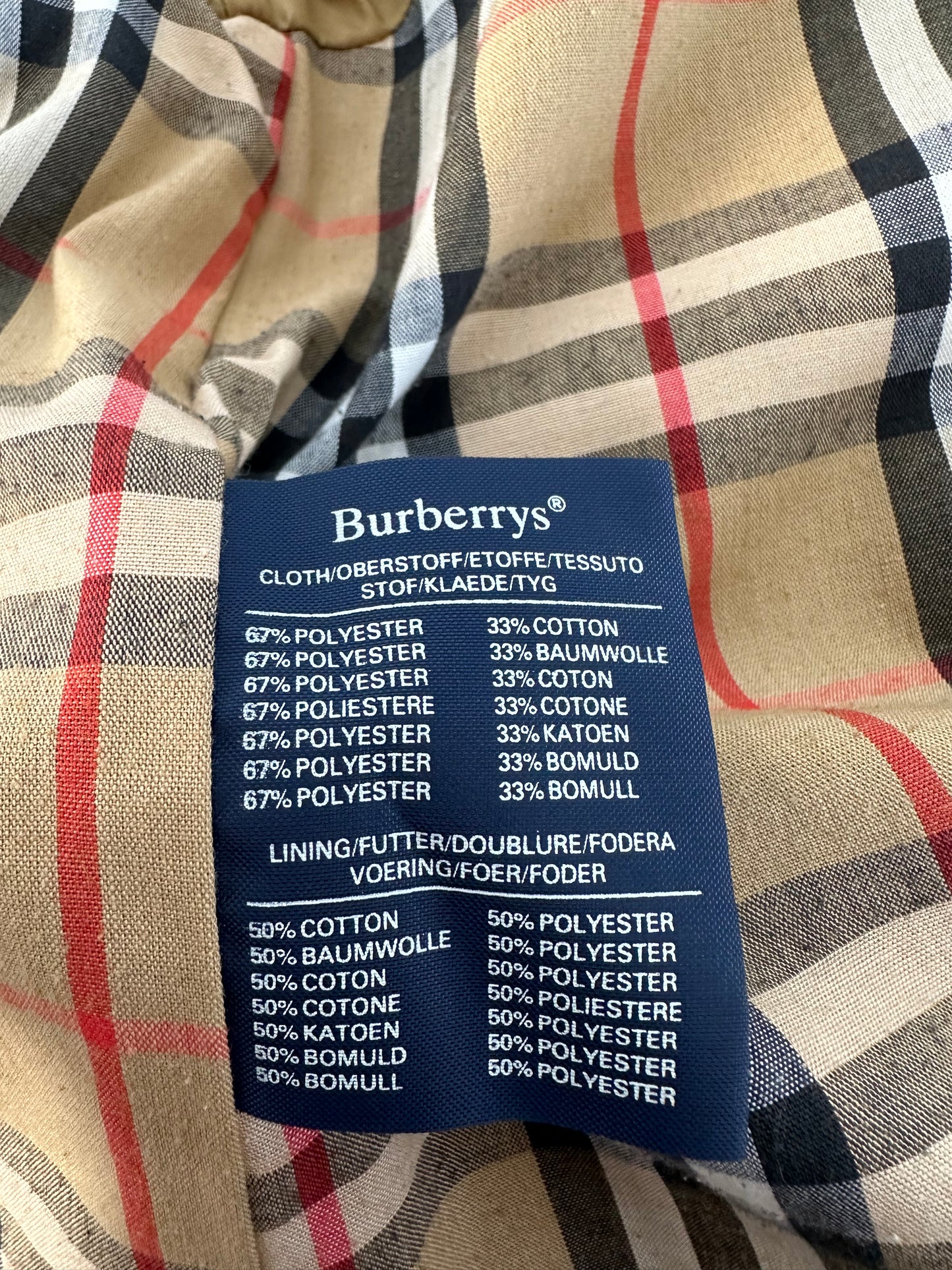 Trench-coat Burberry modèle « Camden » Kaki vintage/ T.M