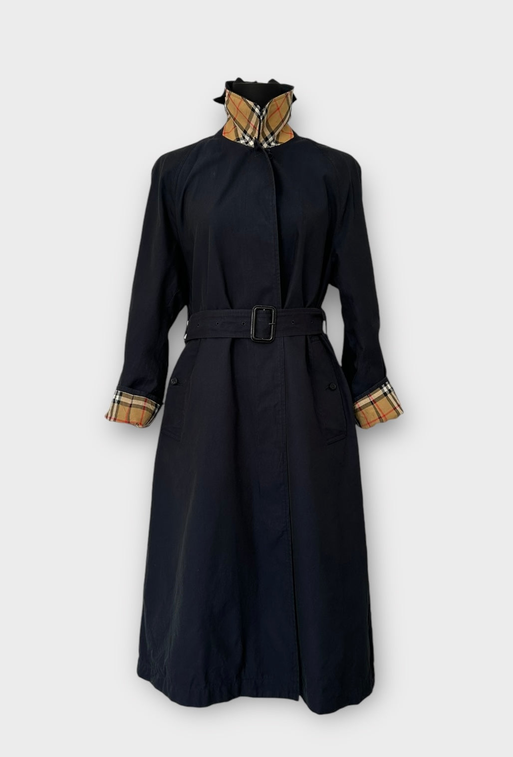 Burberry Trench-coat « the Brighton » bleu marine | T.XS
