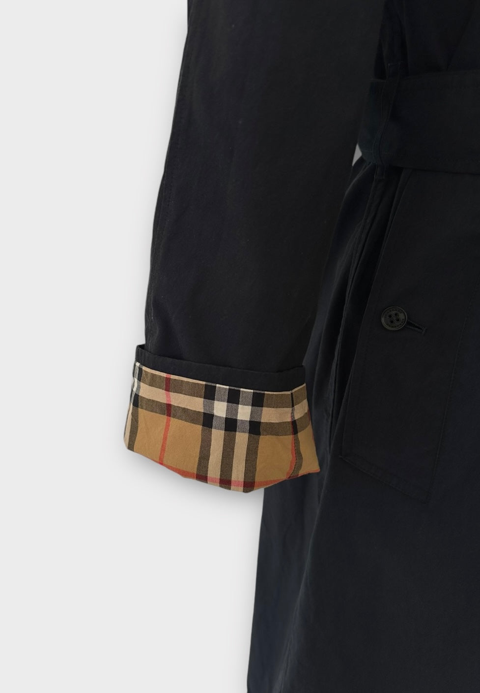 Burberry Trench-coat « the Brighton » bleu marine | T.XS