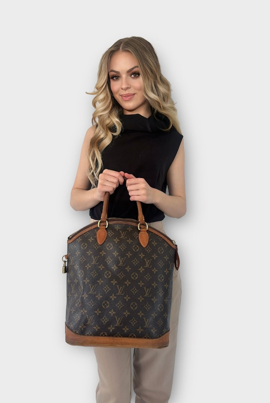 Sac Lockit Monogram Louis Vuitton vintage