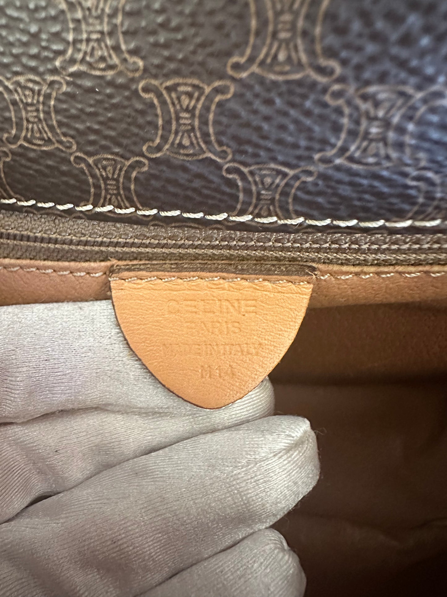 Celine - Sac bandoulière toile macadam