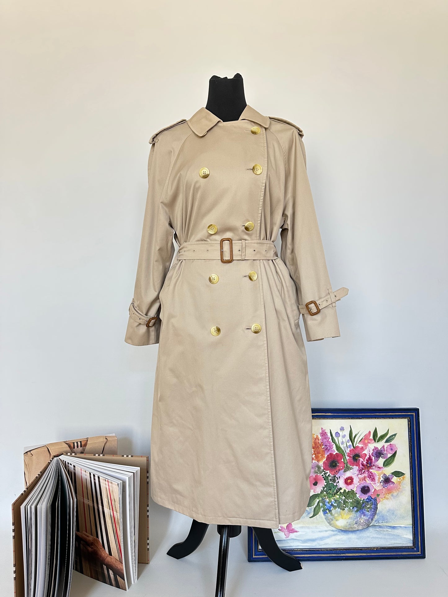 Burberry vintage – Trench-coat “The Waterloo ” beige clair | T.M