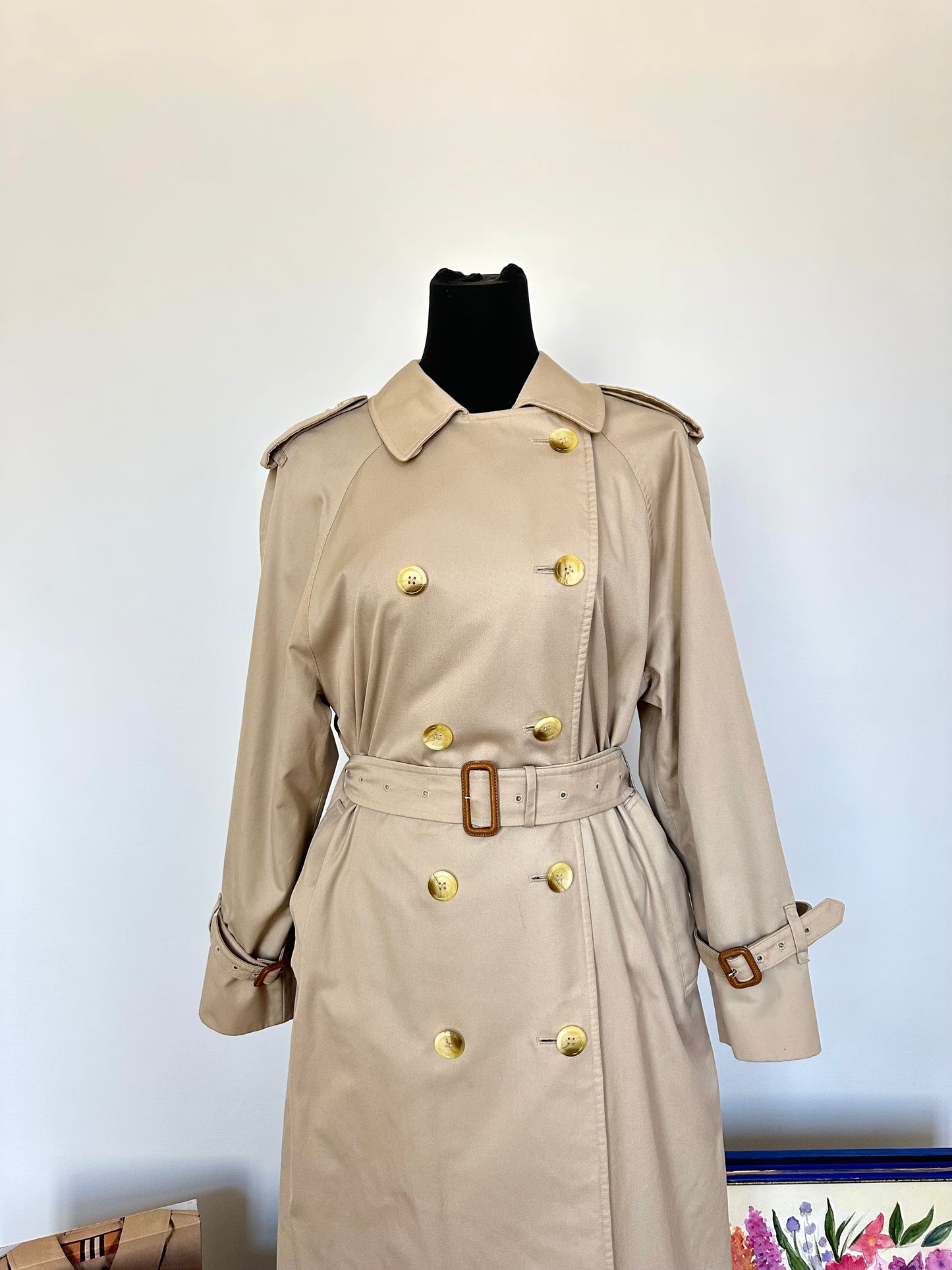 Burberry vintage – Trench-coat “The Waterloo ” beige clair | T.M