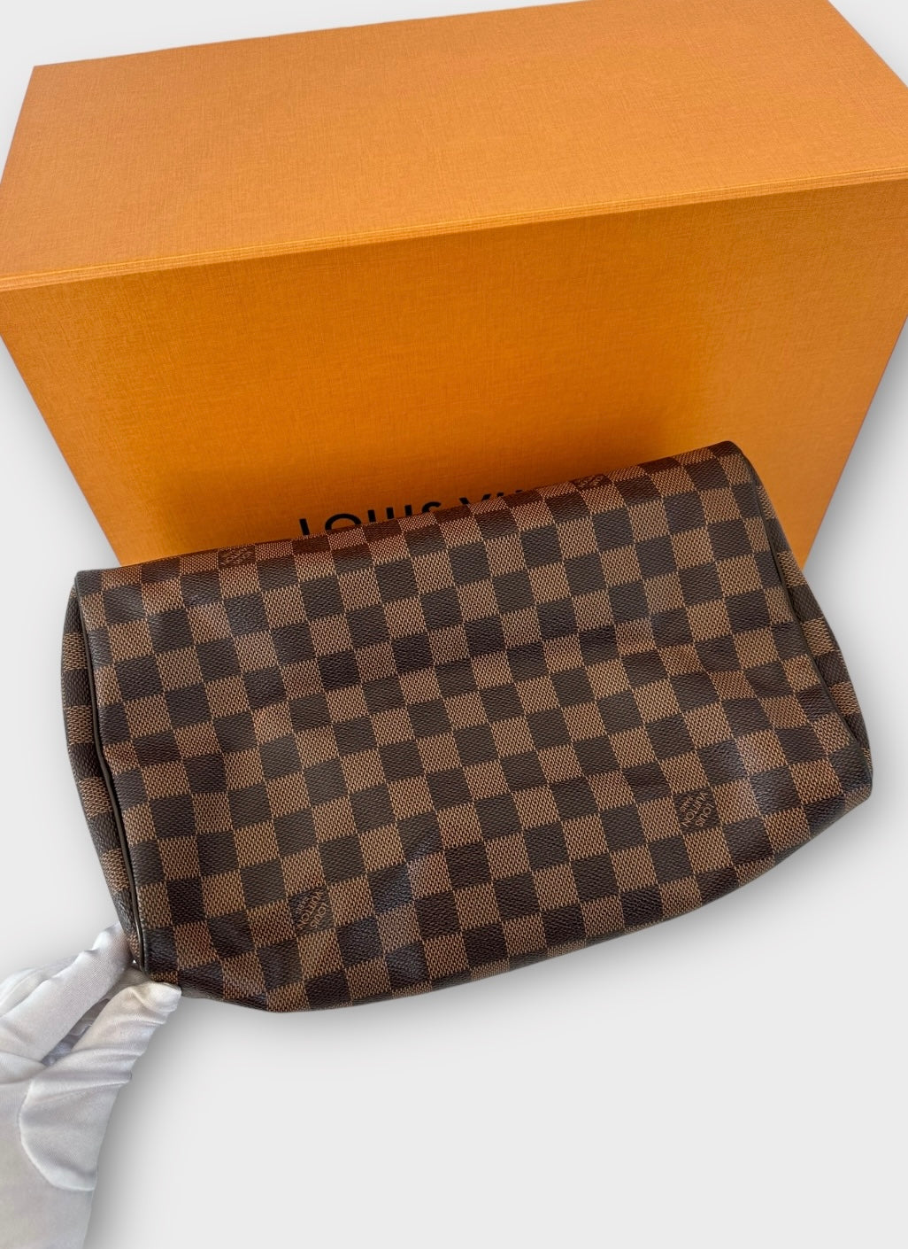 Sac Speedy 30 Damier ébène Louis Vuitton