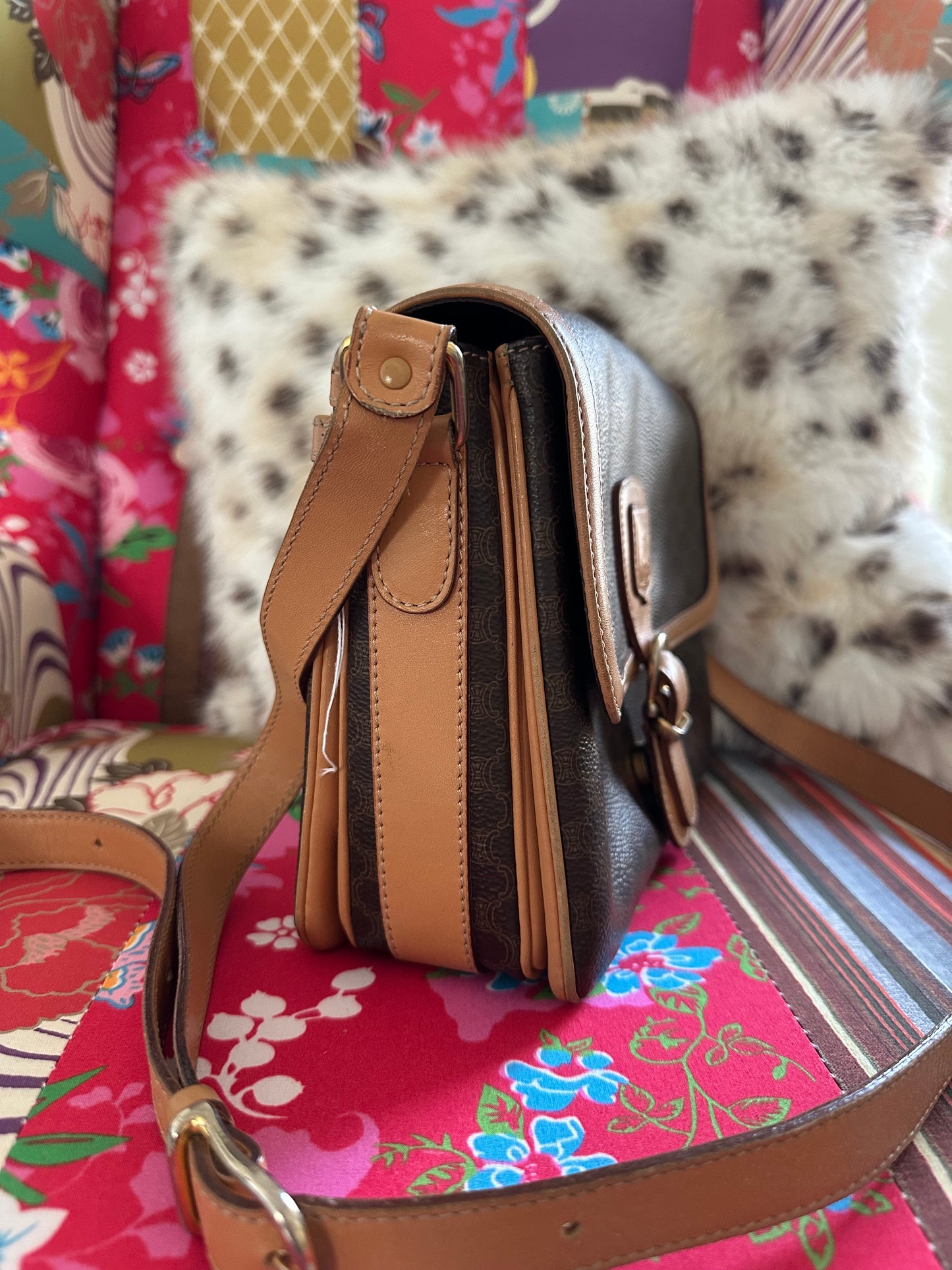 Céline - Sac triomphe toile macadam