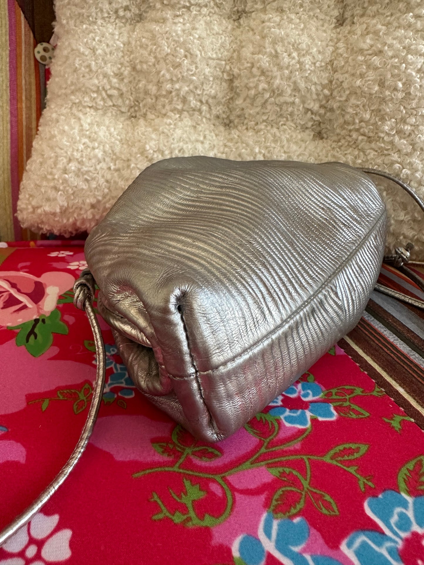 Bottega Veneta - Sac Pouch Argenté