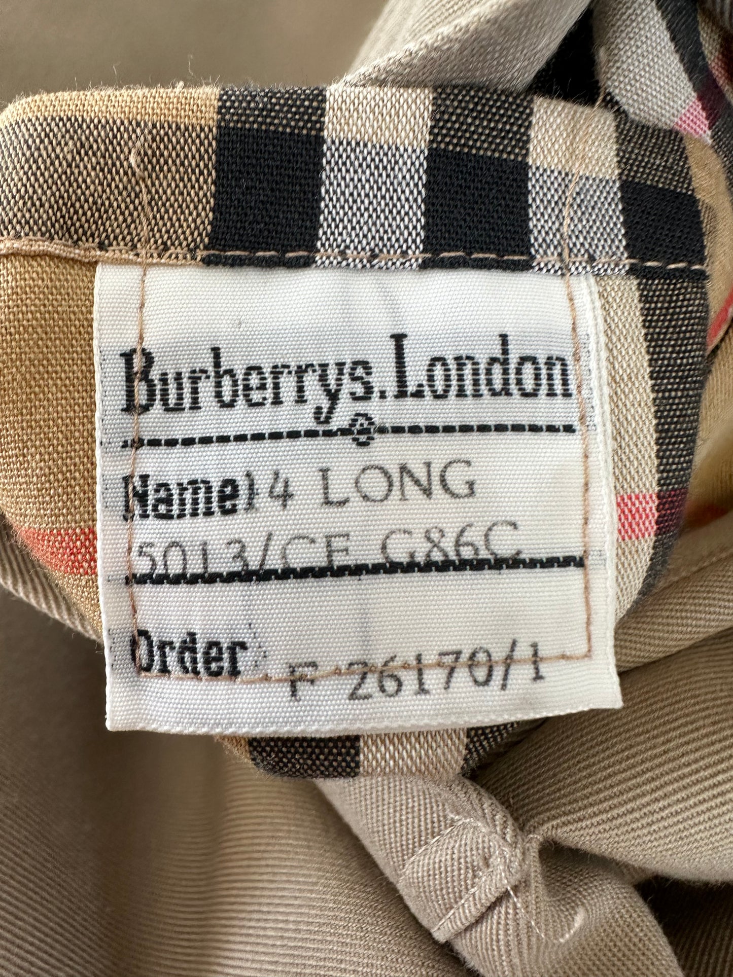 Trench-coat Burberry modèle “the Waterloo ” camel/ T.S