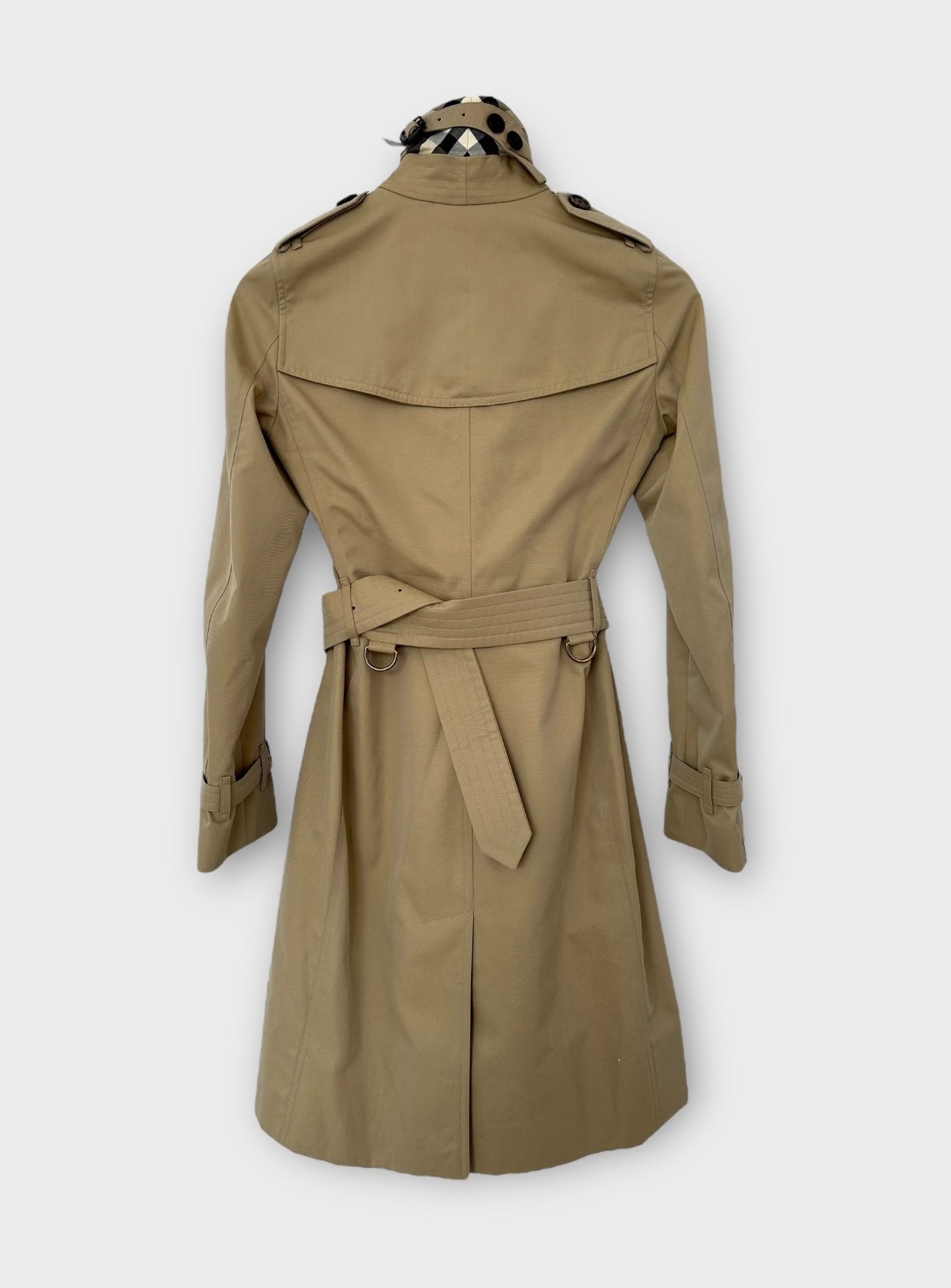 Burberry Trench-coat modèle “ the Kensington ” Honey | T.XS