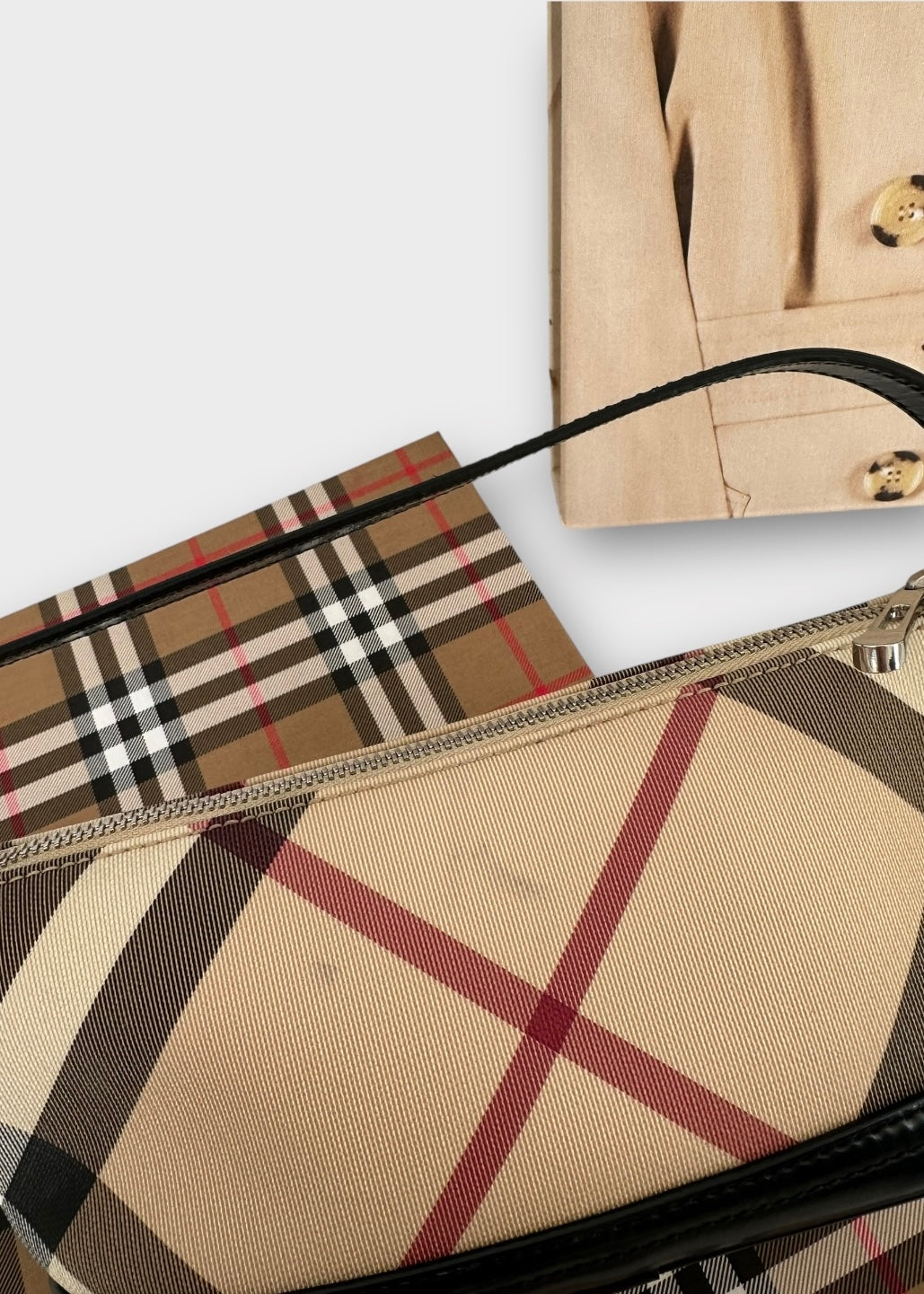 Sac baguette tartan Burberry