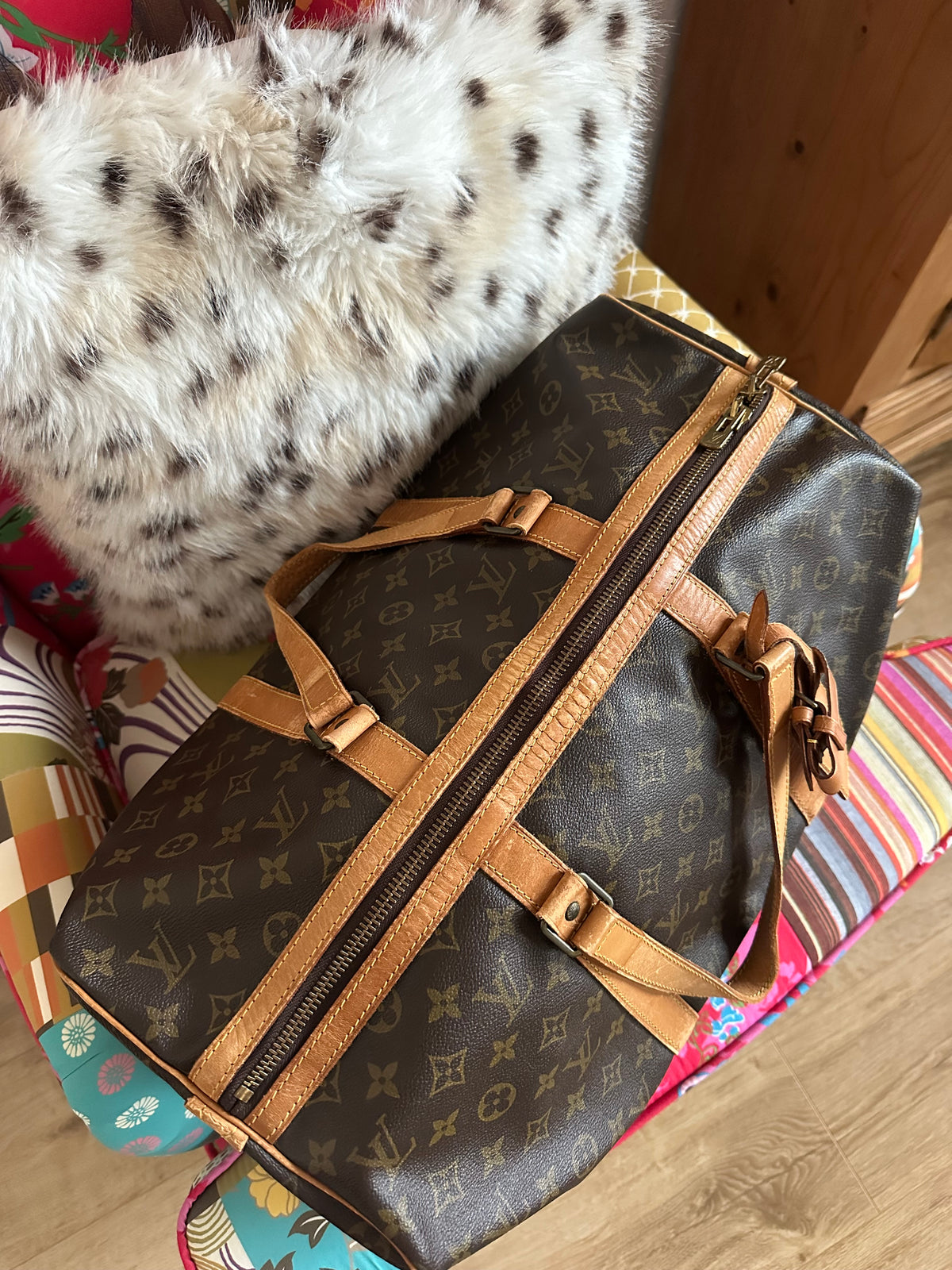 Occasion Louis Vuitton sac souple 45 Monogram