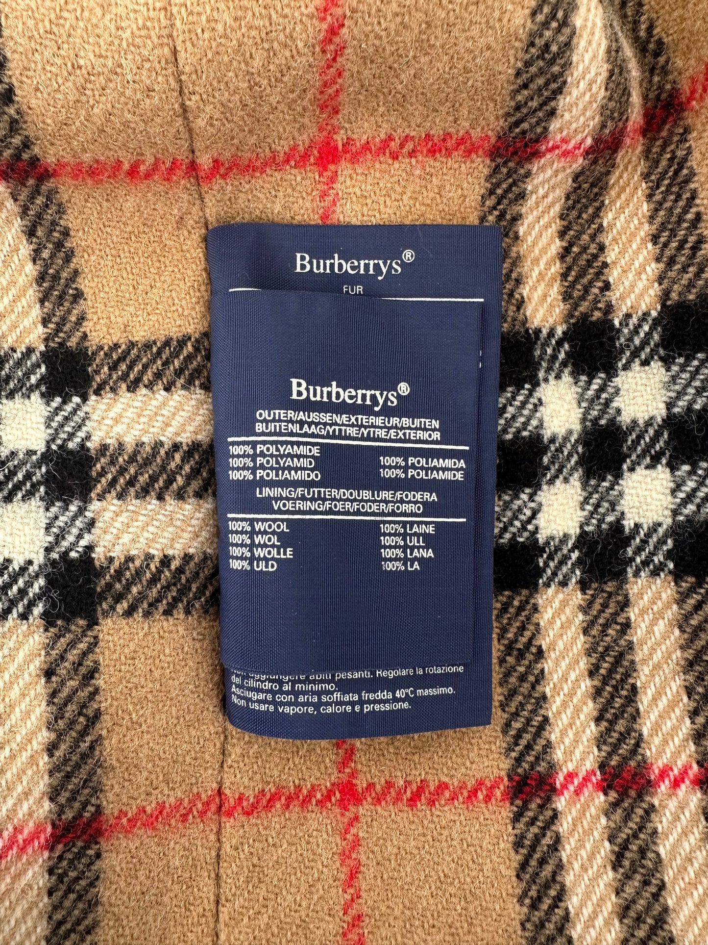 Burberry vintage Trench-coat imperméable noir | T.L