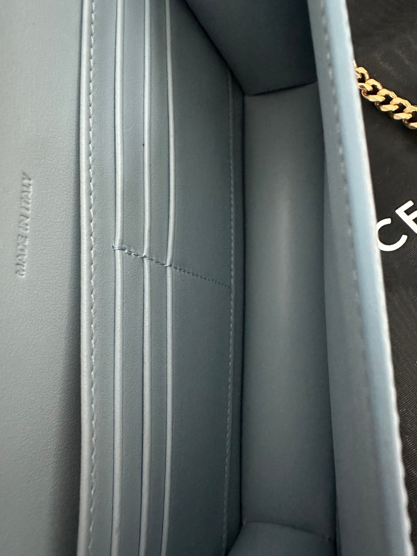 Céline - sac Triomphe Wallet on chain «  Margo »