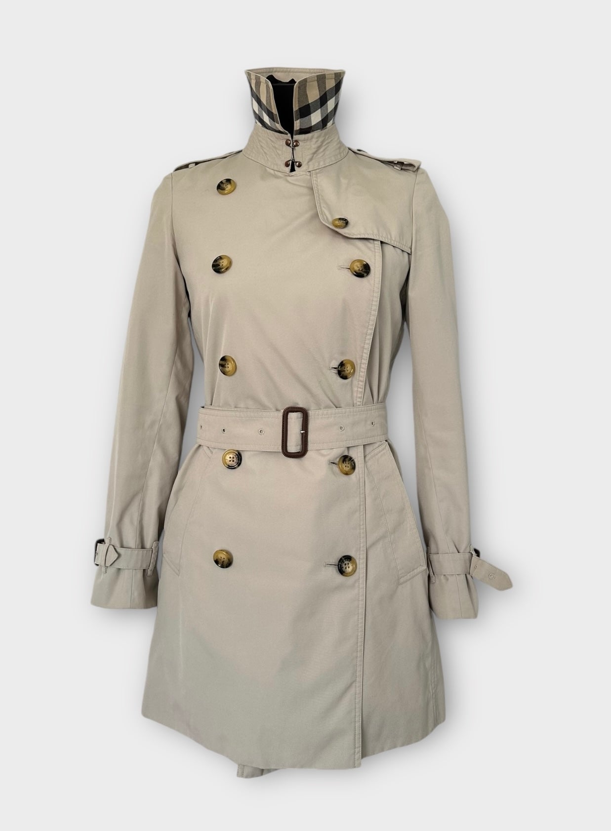 Burberry Trench-coat modèle “the Chelsea ” Stone | T.S