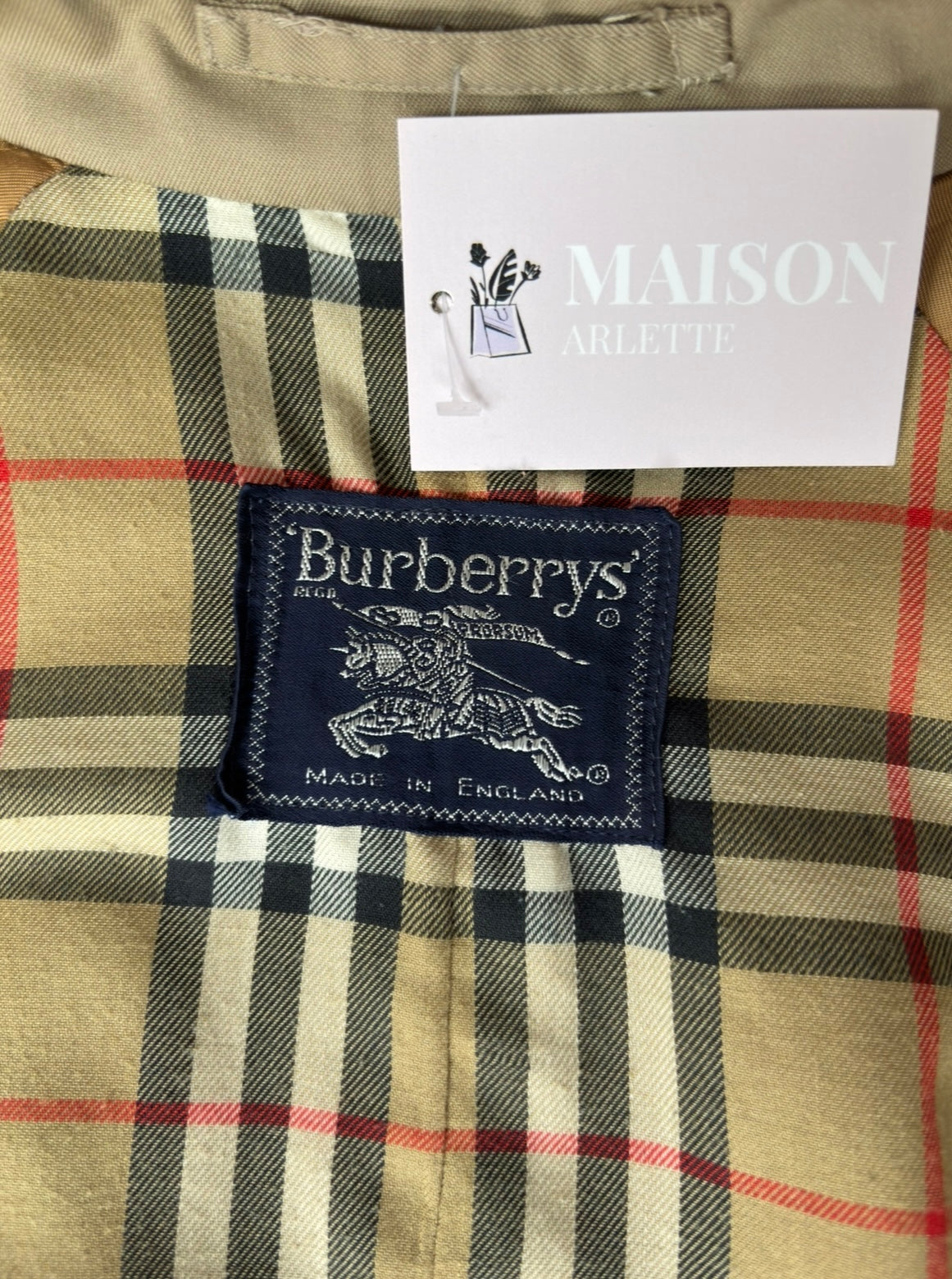 Burberry – Trench-coat “The Waterloo” Camel vintage | T.L