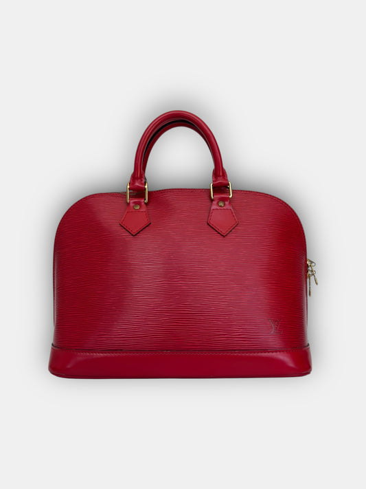 Louis Vuitton – Alma PM Cuir Épi Rouge
