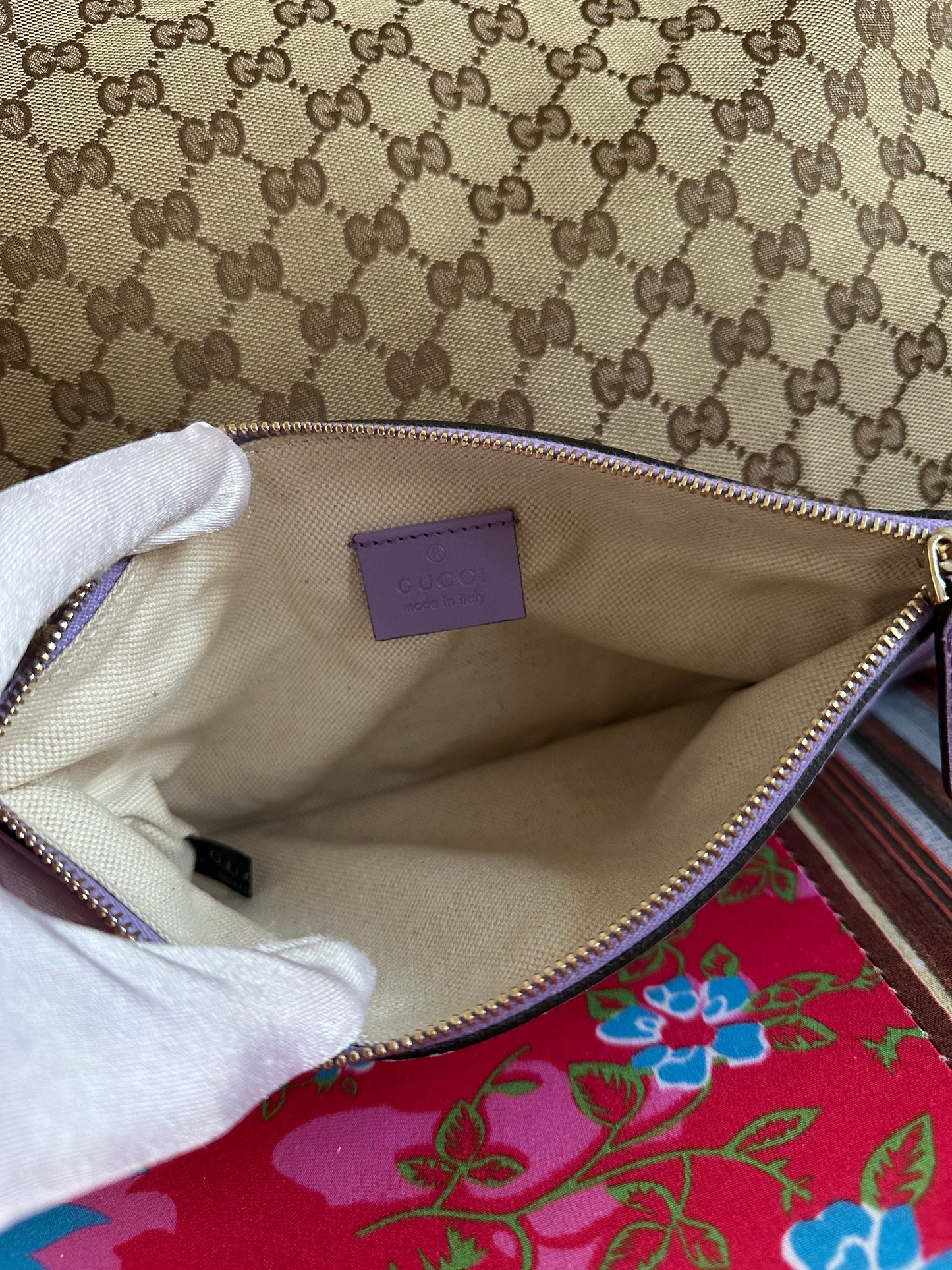 Gucci - Sac cabas (tote) et sa pochette