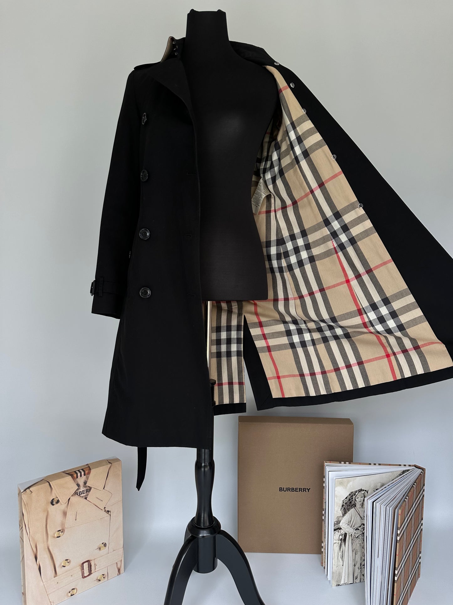 Burberry Trench-coat « the Chelsea » Noir | T.XS