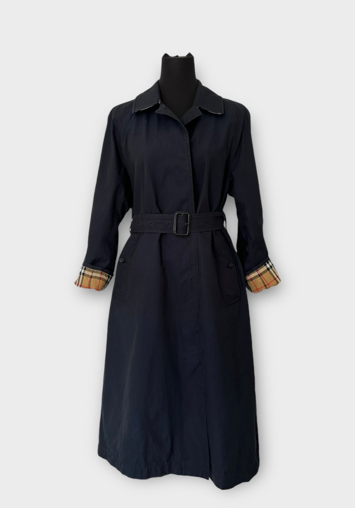 Burberry Trench-coat « the Brighton » bleu marine | T.XS