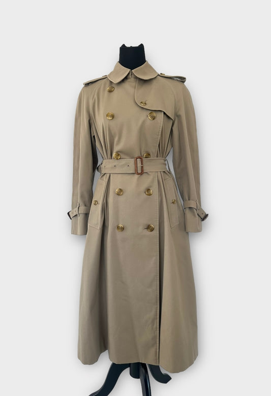 Trench-coat Burberry modèle “the Waterloo ” camel/ T.S