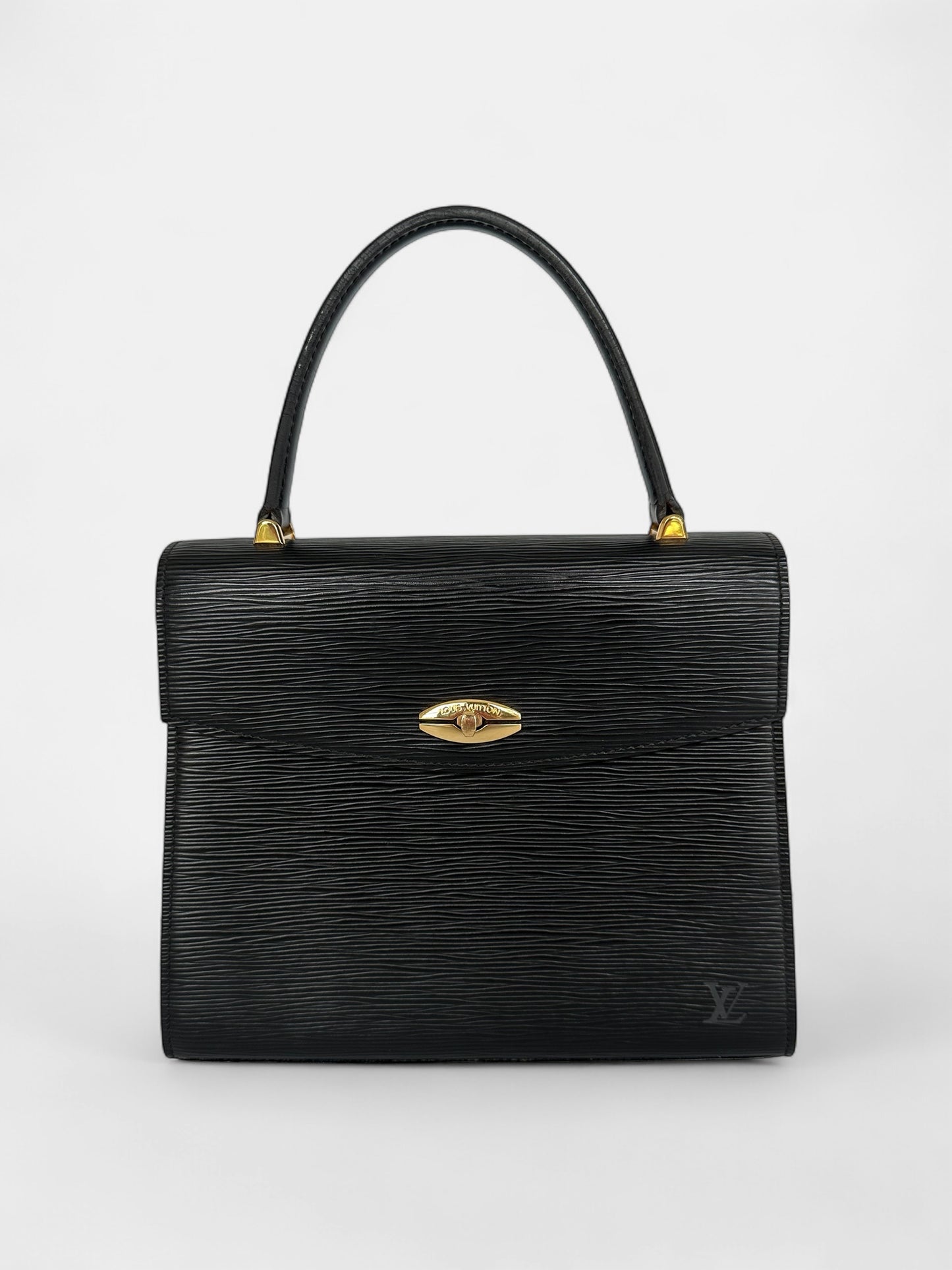 Louis Vuitton Maleserbes cuir épi noir