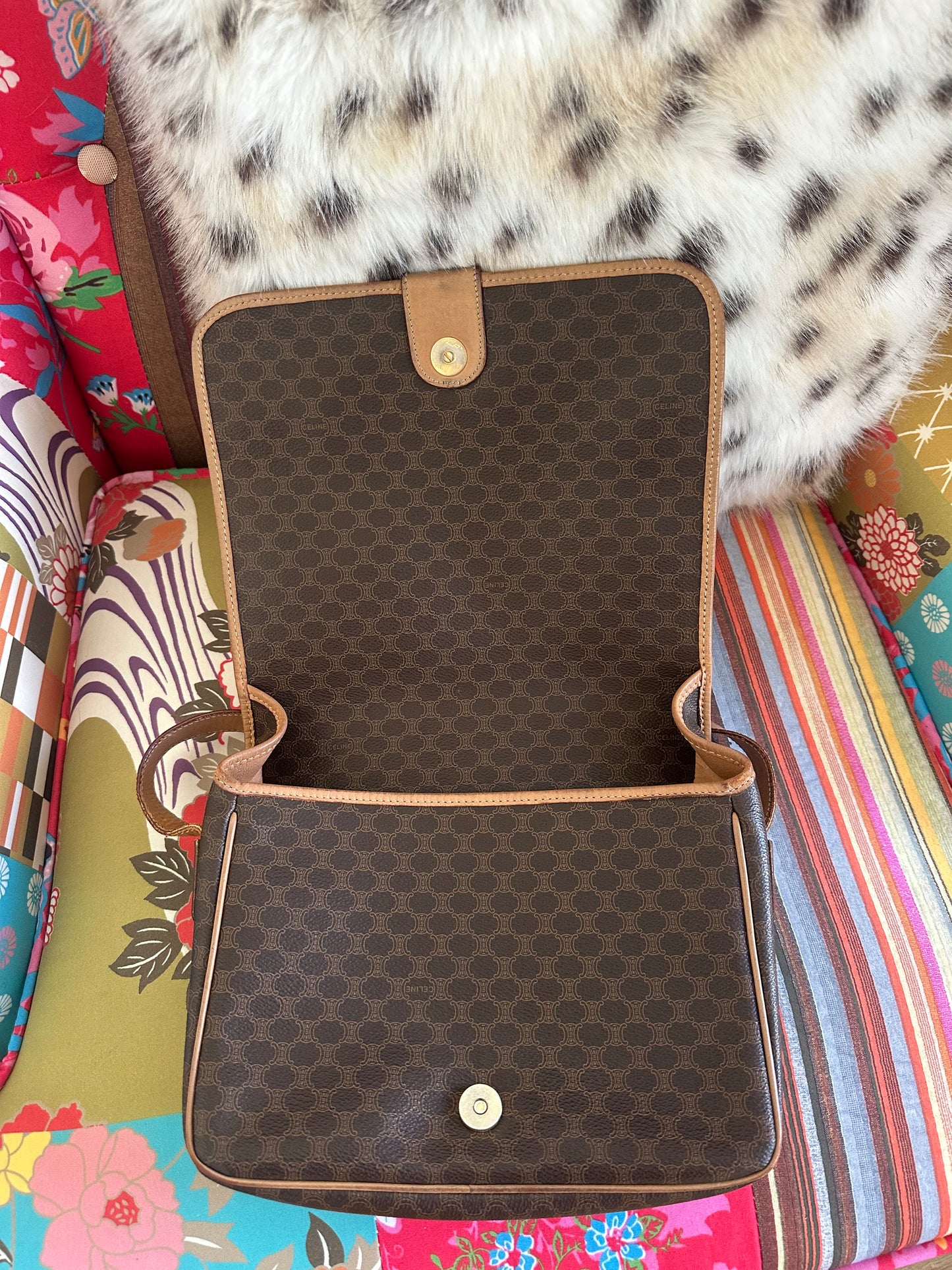 Celine - Sac bandoulière toile macadam