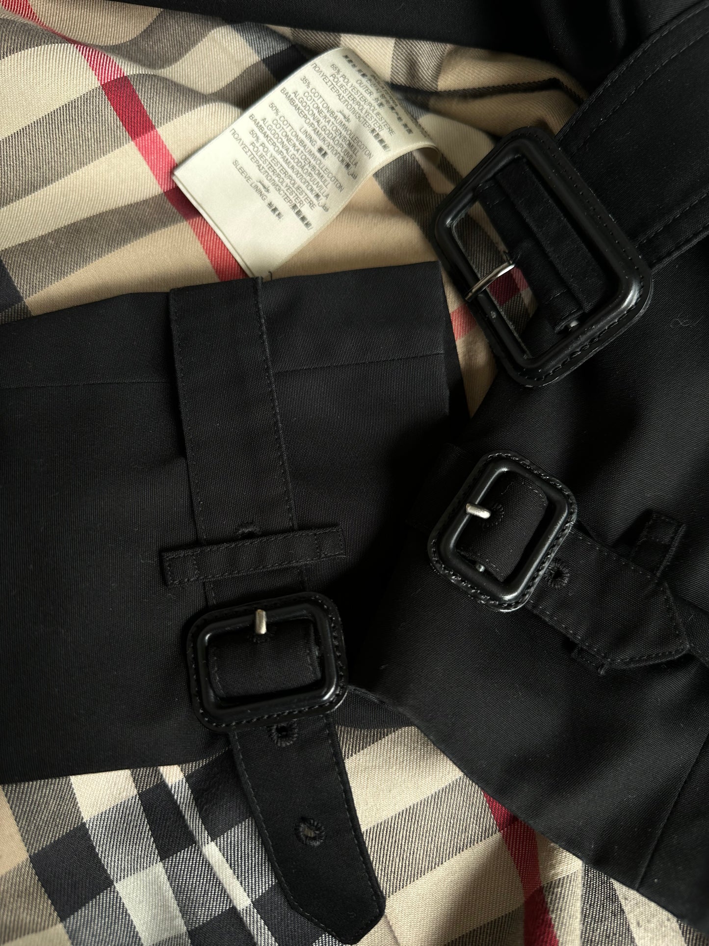 Burberry Trench-coat « the Chelsea » Noir | T.XS