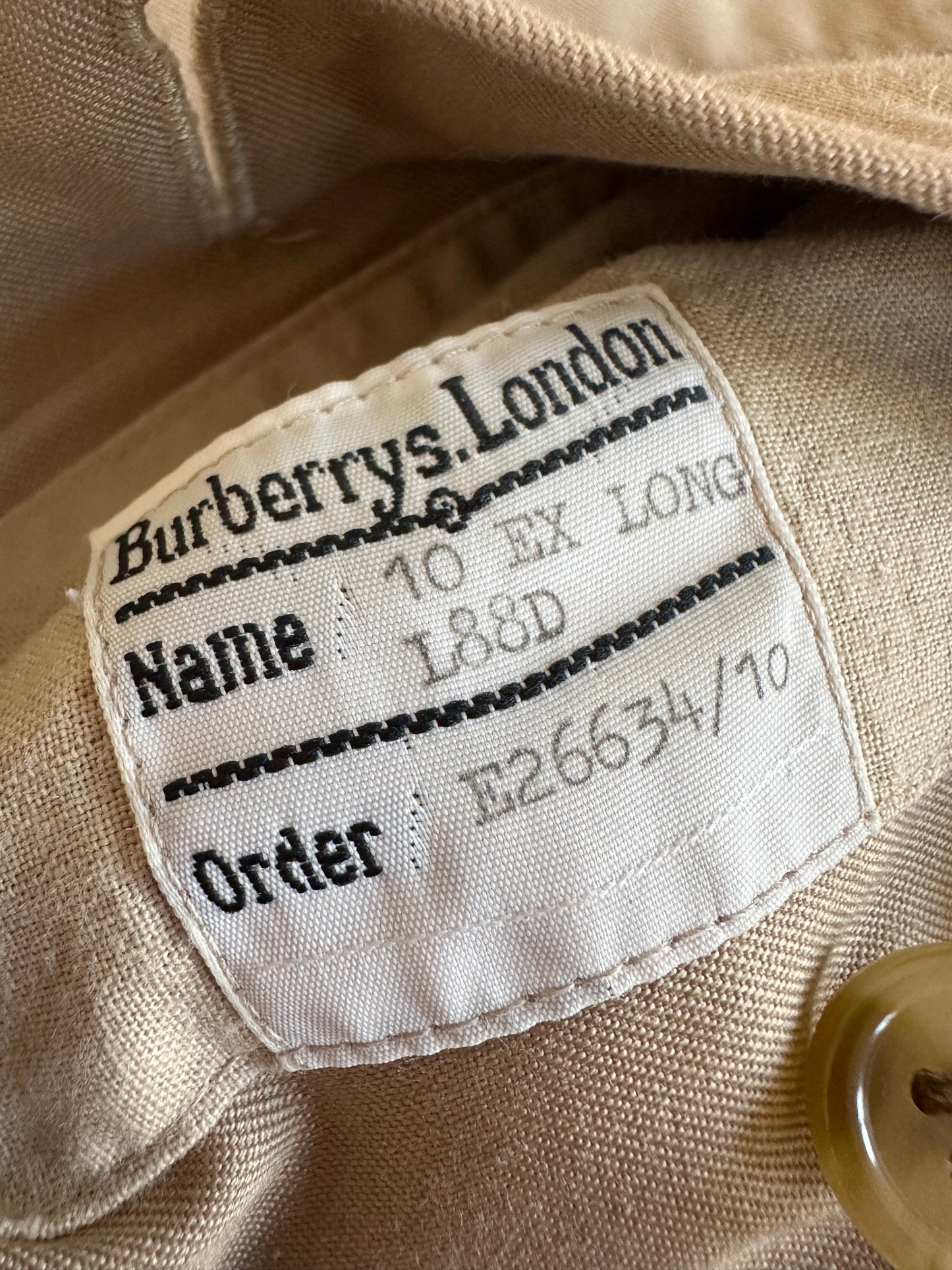 Burberry vintage – Trench-coat “The Waterloo ” Camel | T.M