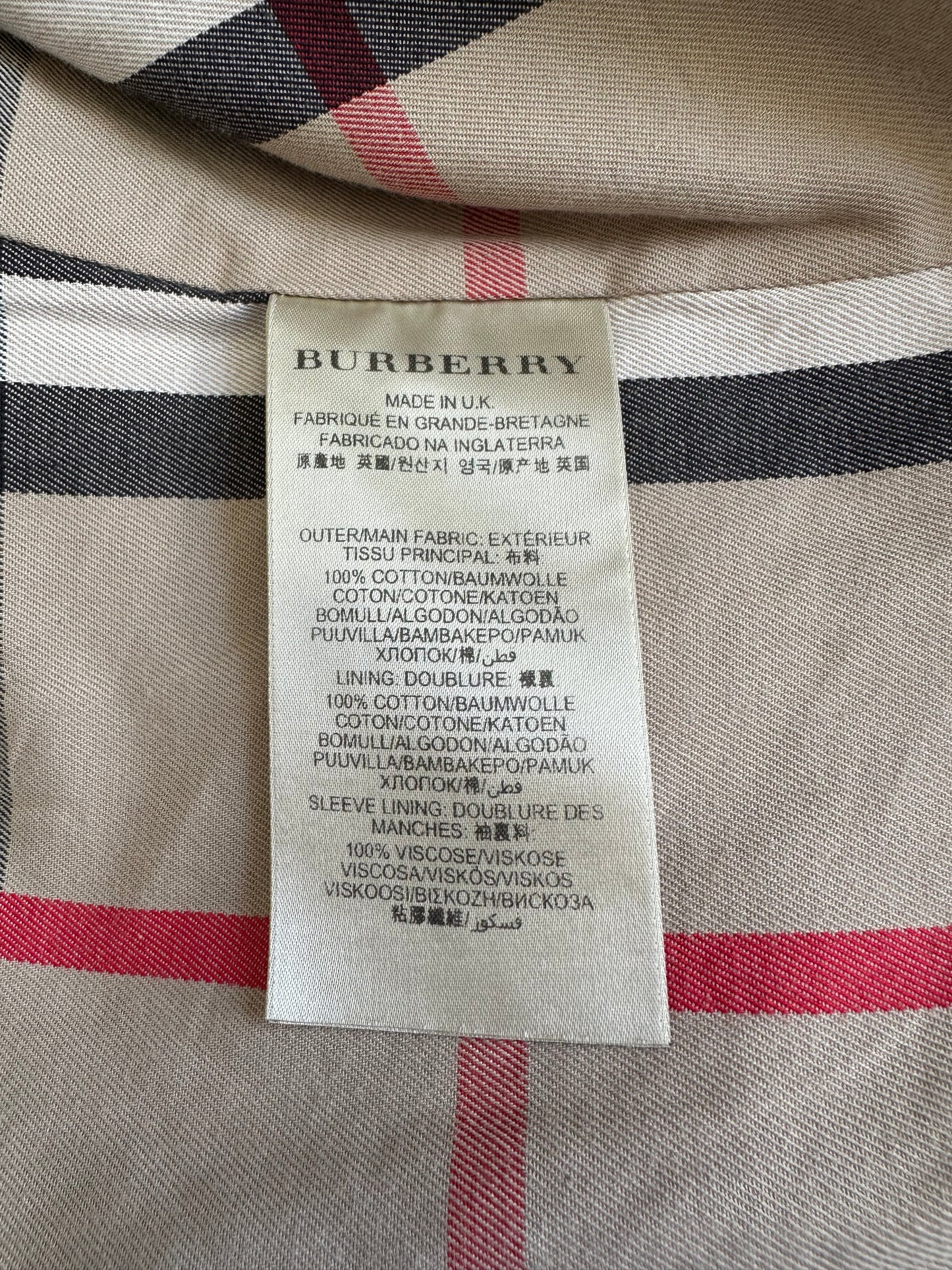 Burberry – Trench-coat “The Chelsea ” stone modèle récent | T.S