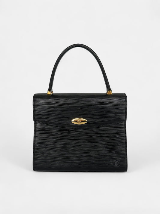 Louis Vuitton Maleserbes cuir épi noir