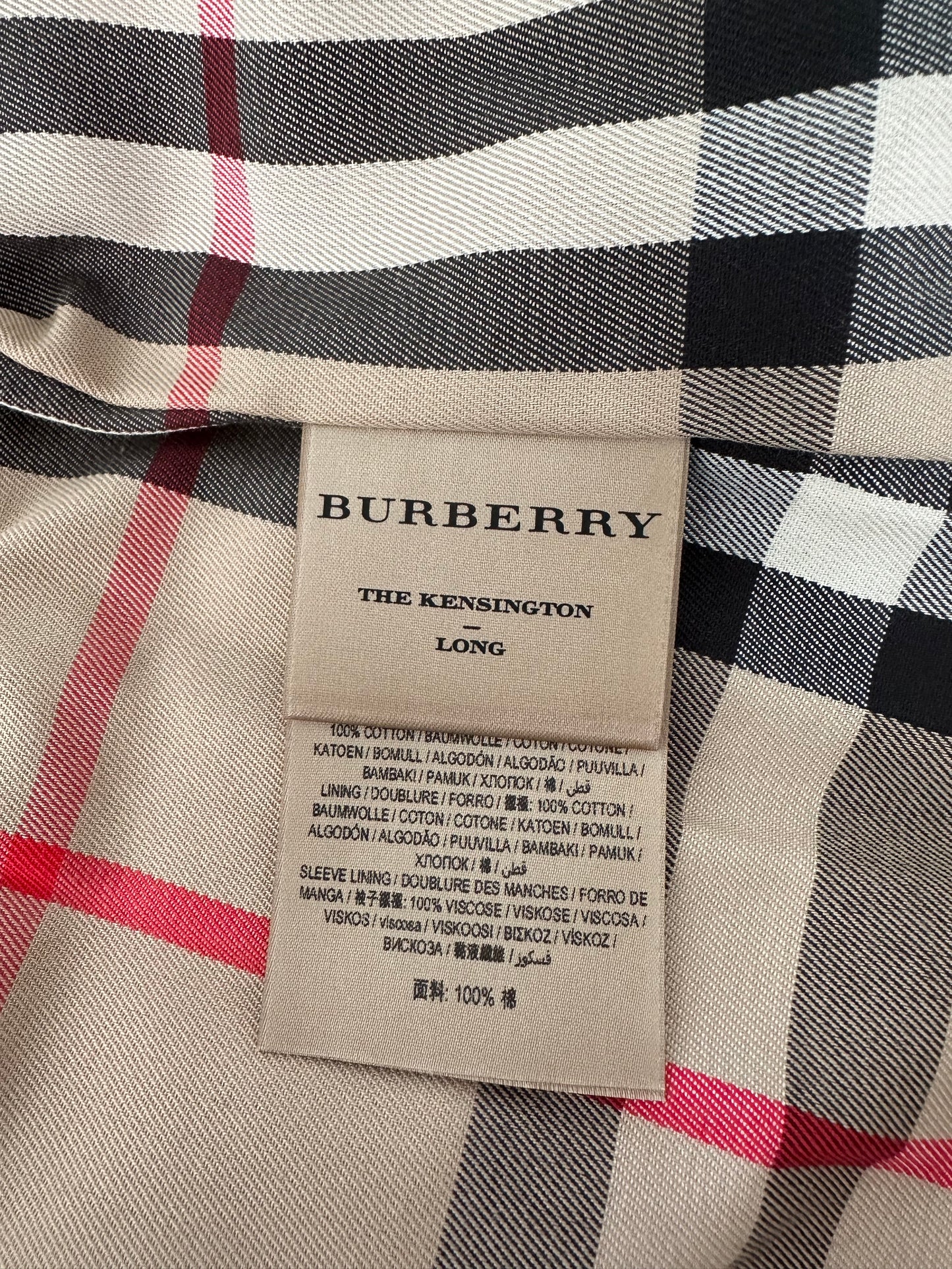 Burberry Trench-coat “ the Kensington ” stone heritage/ T.XS