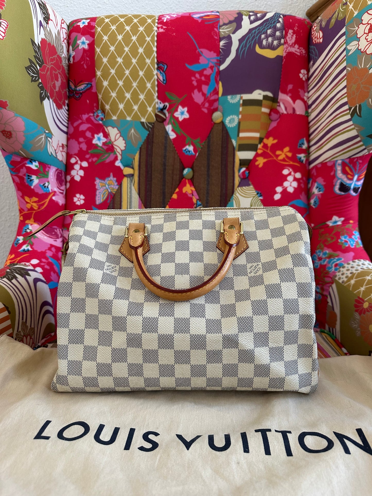 Louis Vuitton - Speedy 30 Damier Azur