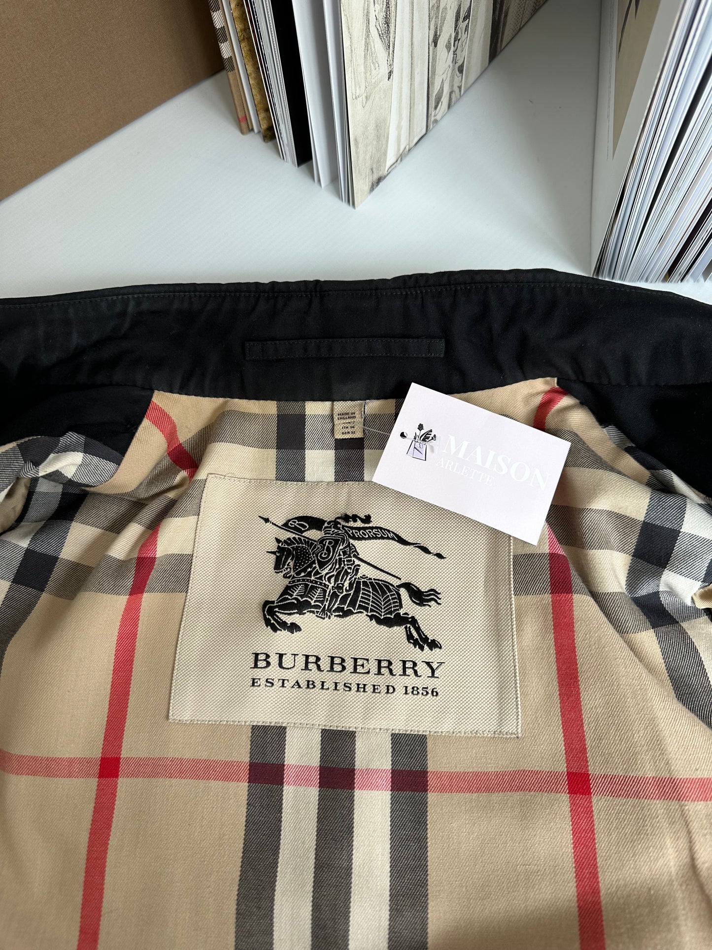 Burberry Trench-coat « the Chelsea » Noir | T.XS