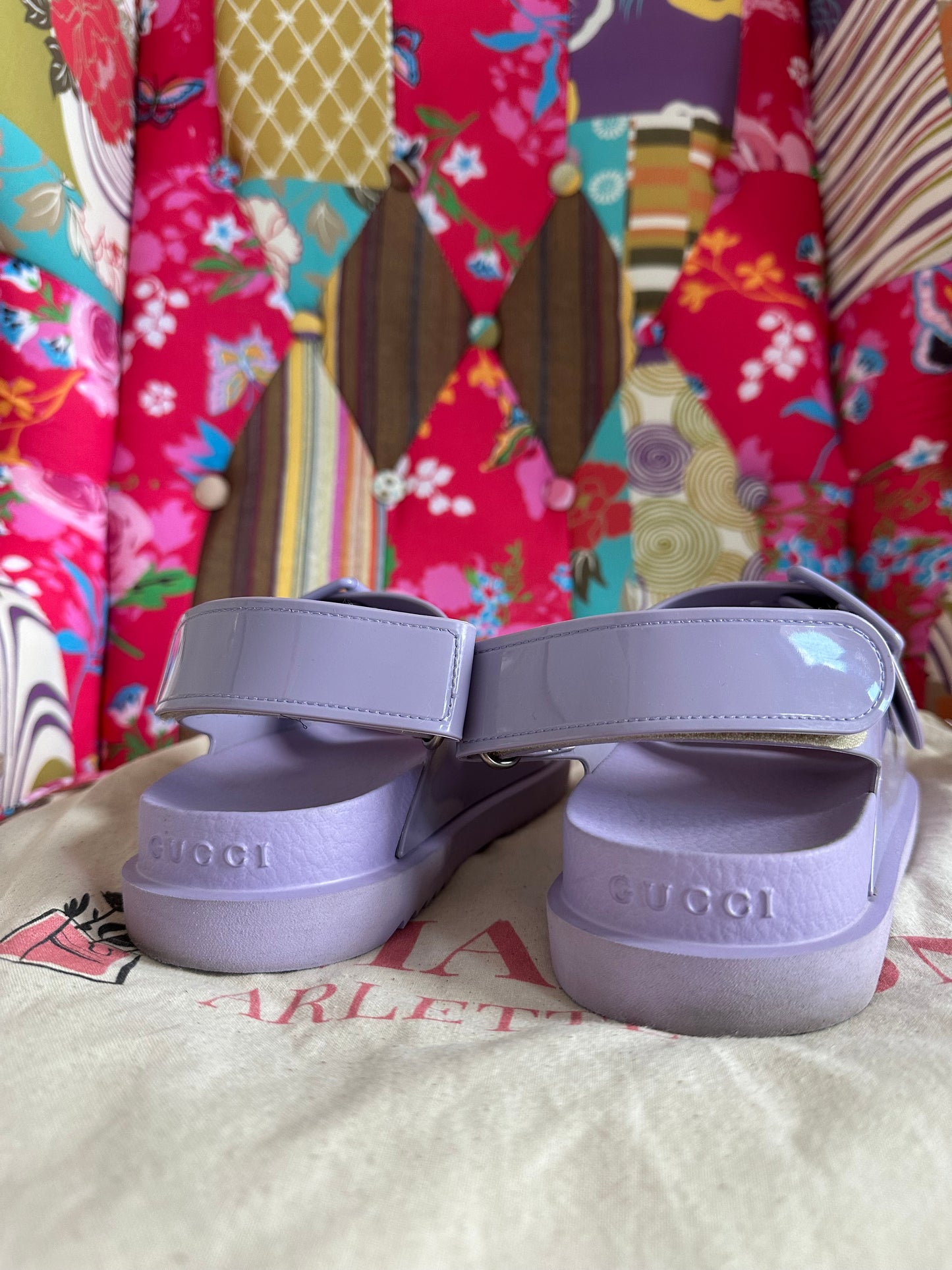 Gucci - Sandales Isla Dad lila