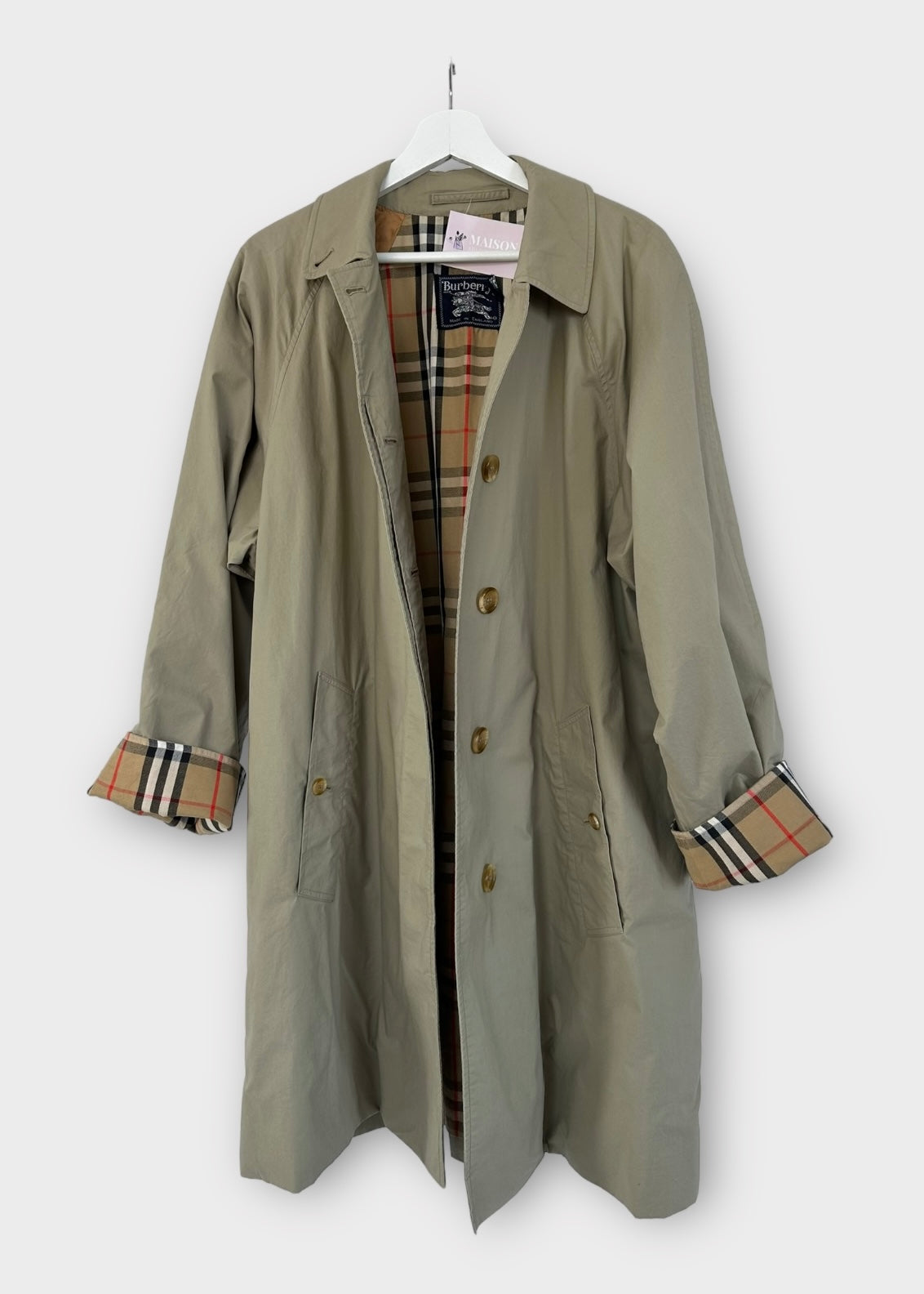 Trench-coat Burberry modèle “ Markfield  ” vintage/ T.M