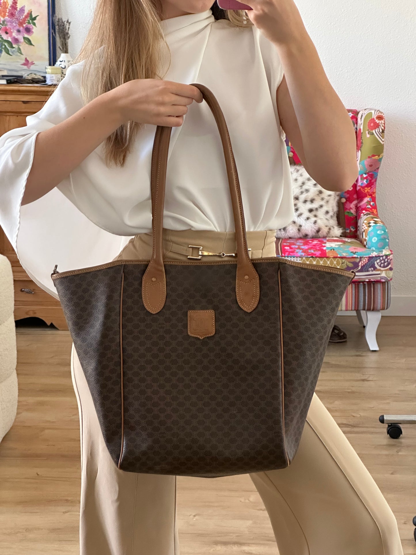 Celine - Sac toile macadam vintage