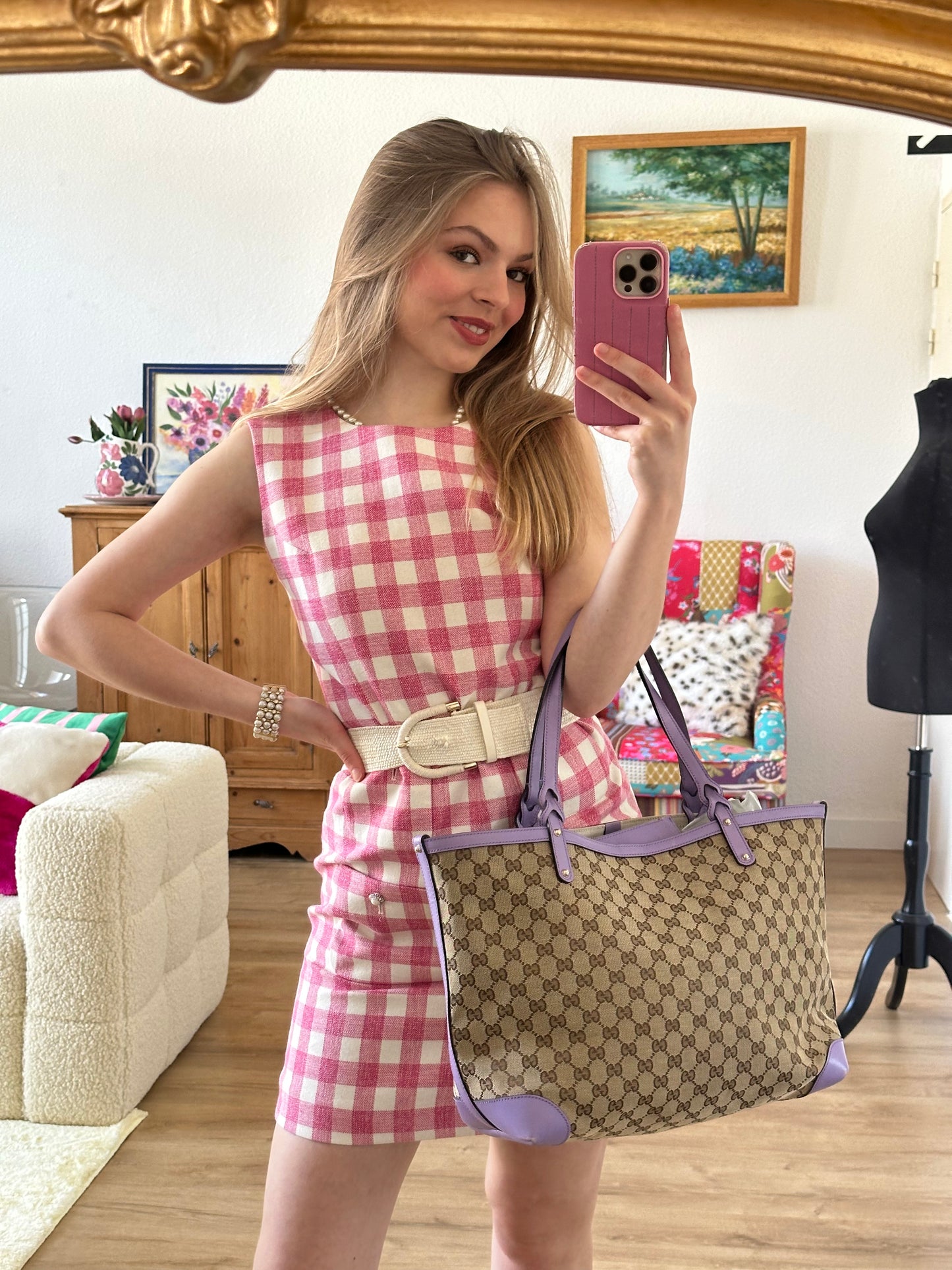 Gucci - Sac cabas (tote) et sa pochette