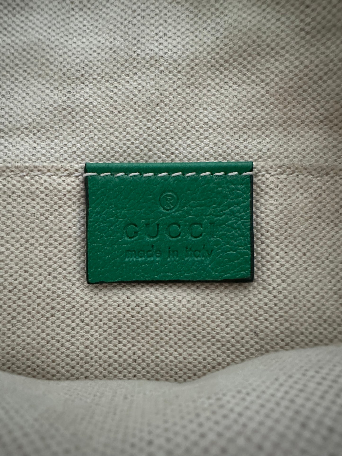 Gucci - GG Marmont floral raphia bandoulière