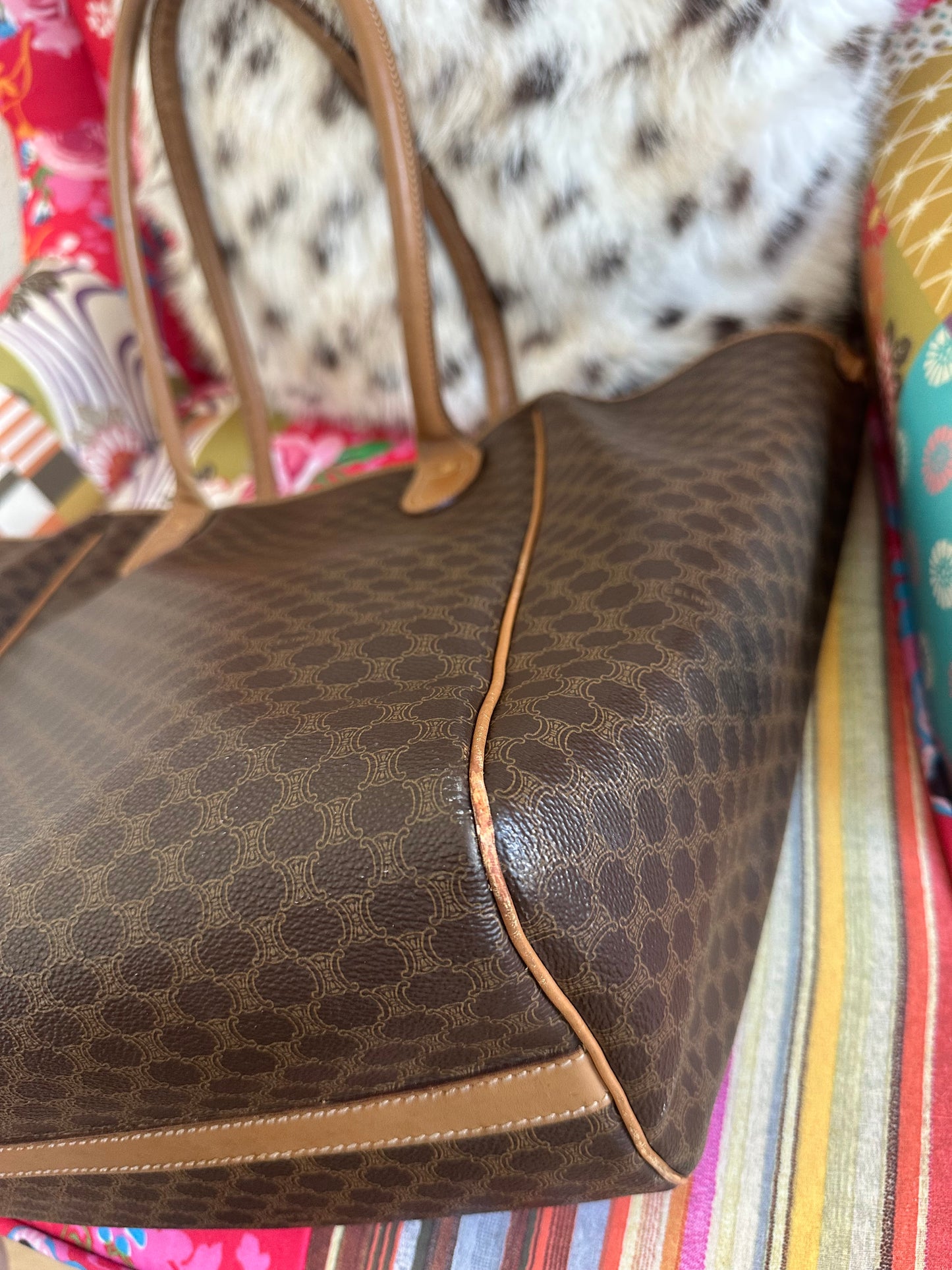 Celine - Sac toile macadam vintage