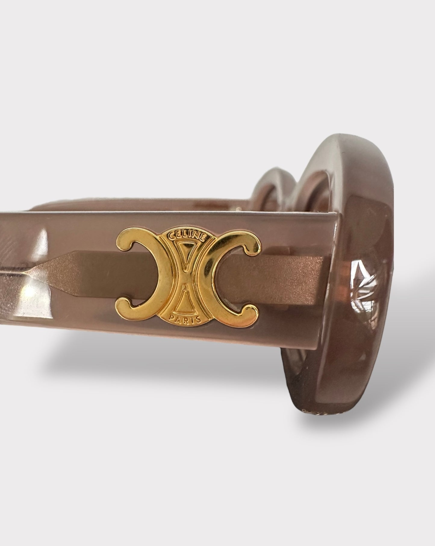 Céline - Lunettes triomphe 01 Milky Hazelnut