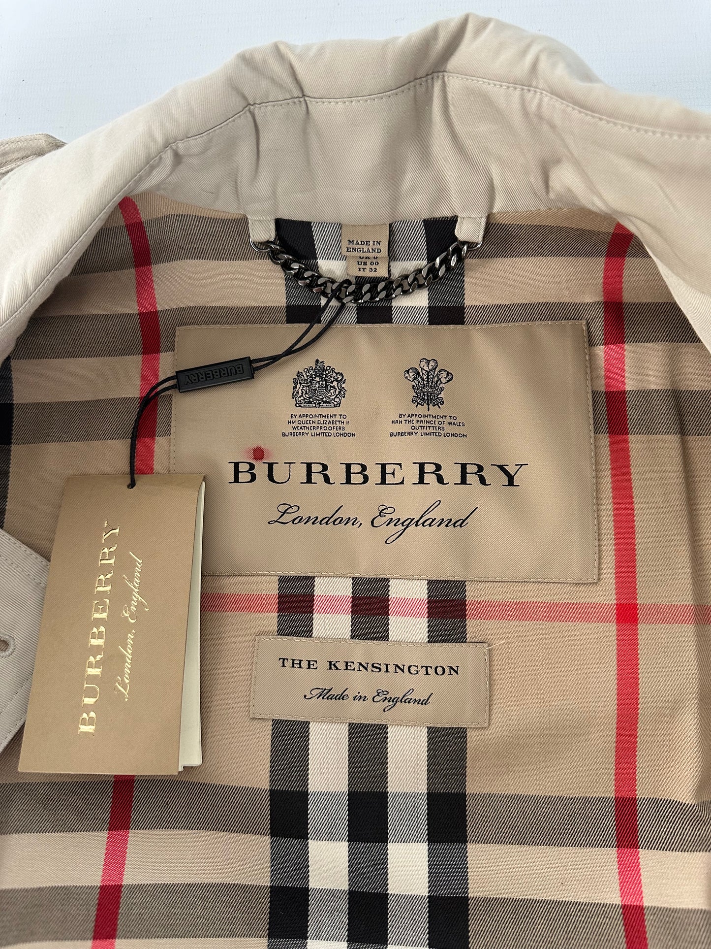 Burberry Trench-coat “ the Kensington ” stone heritage/ T.XS