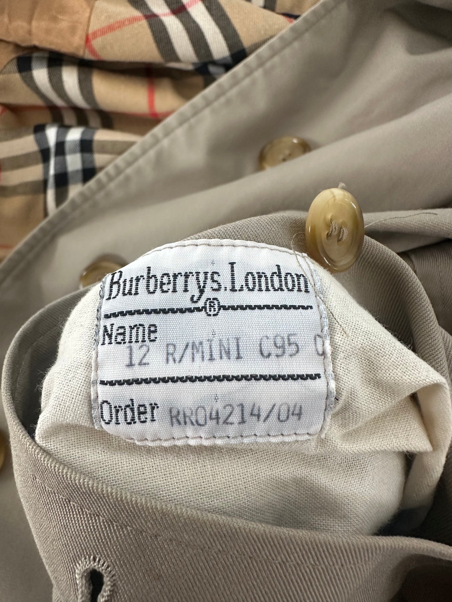 Trench-coat Burberry “ Markfield ” hunter vintage