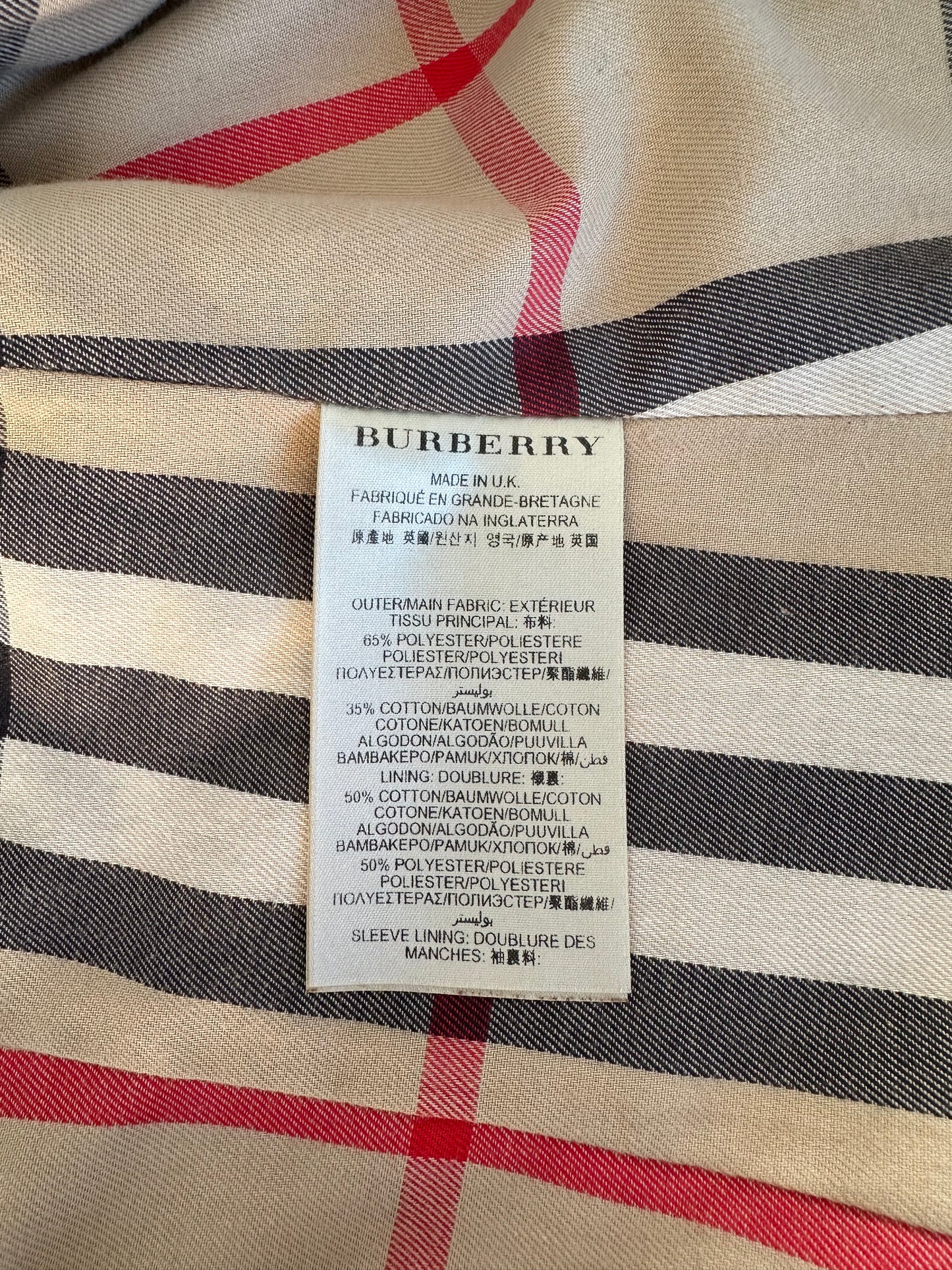 Trench-coat Burberry « the Chelsea » heritage stone/ T.XS