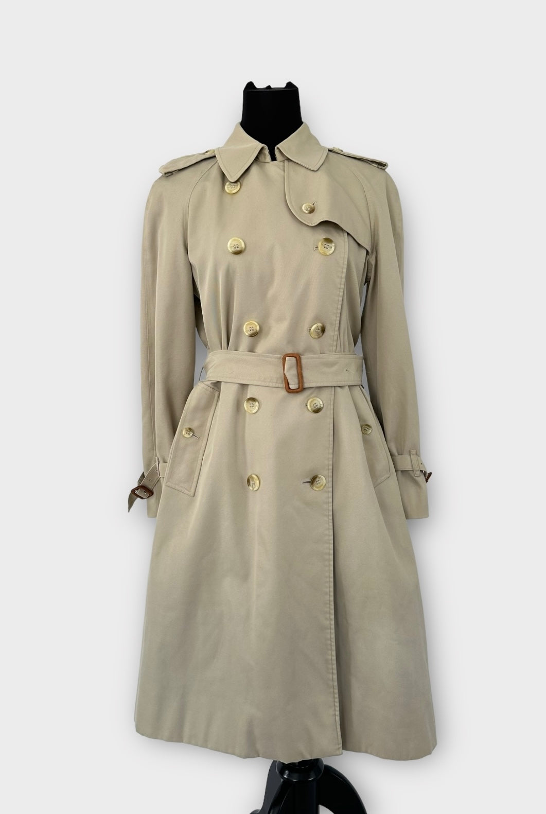 Trench-coat Burberry modèle “the Waterloo ” beige clair/ T.S