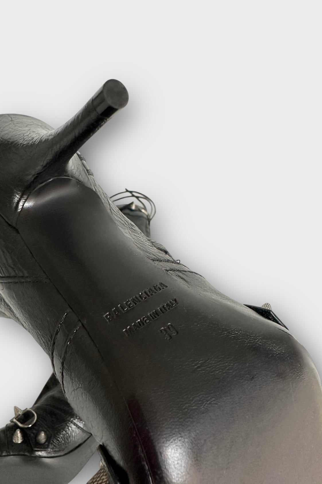 Balenciaga Bottes hautes « Cagole » noires | T.39