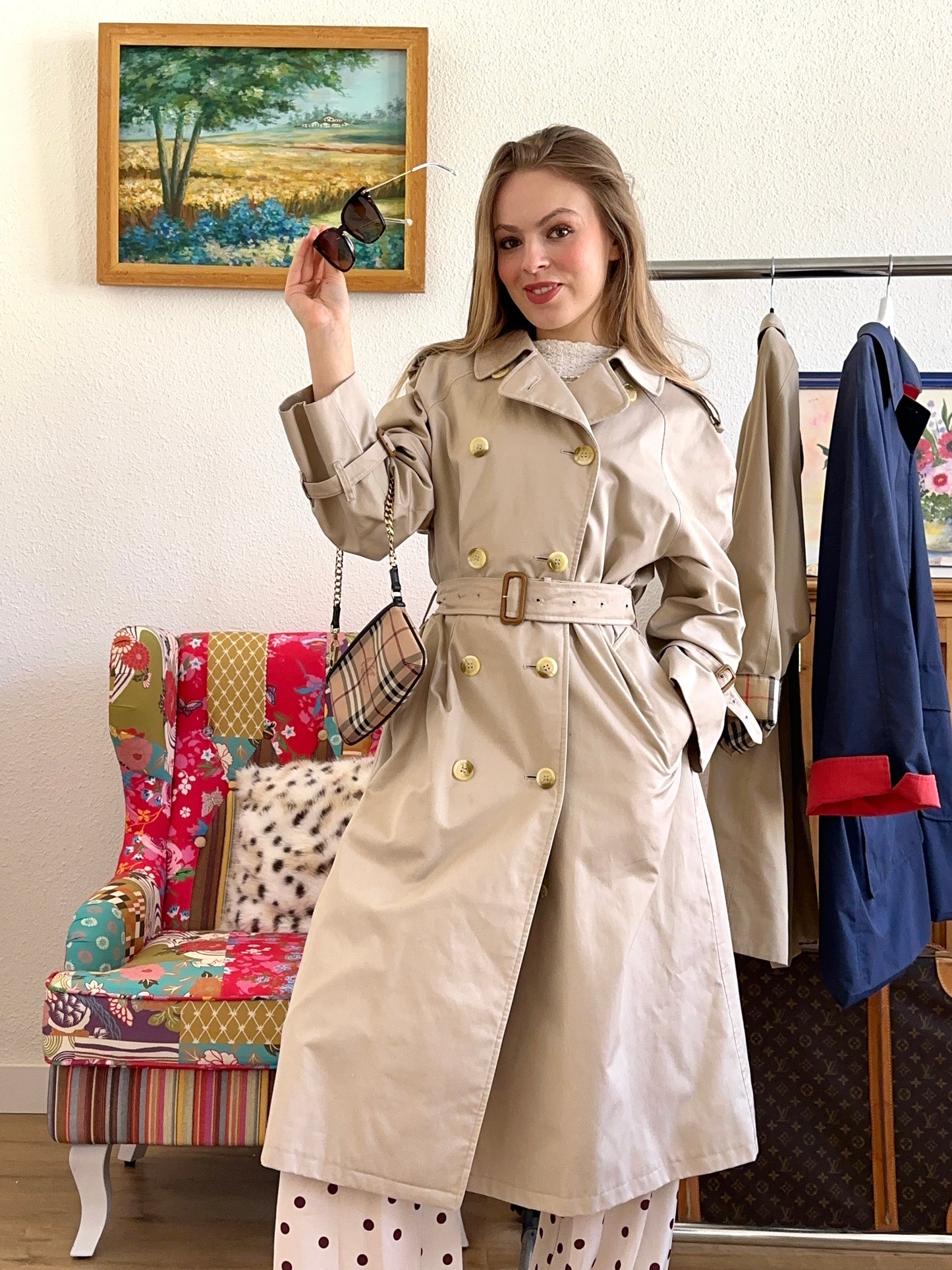 Burberry vintage – Trench-coat “The Waterloo ” beige clair | T.M